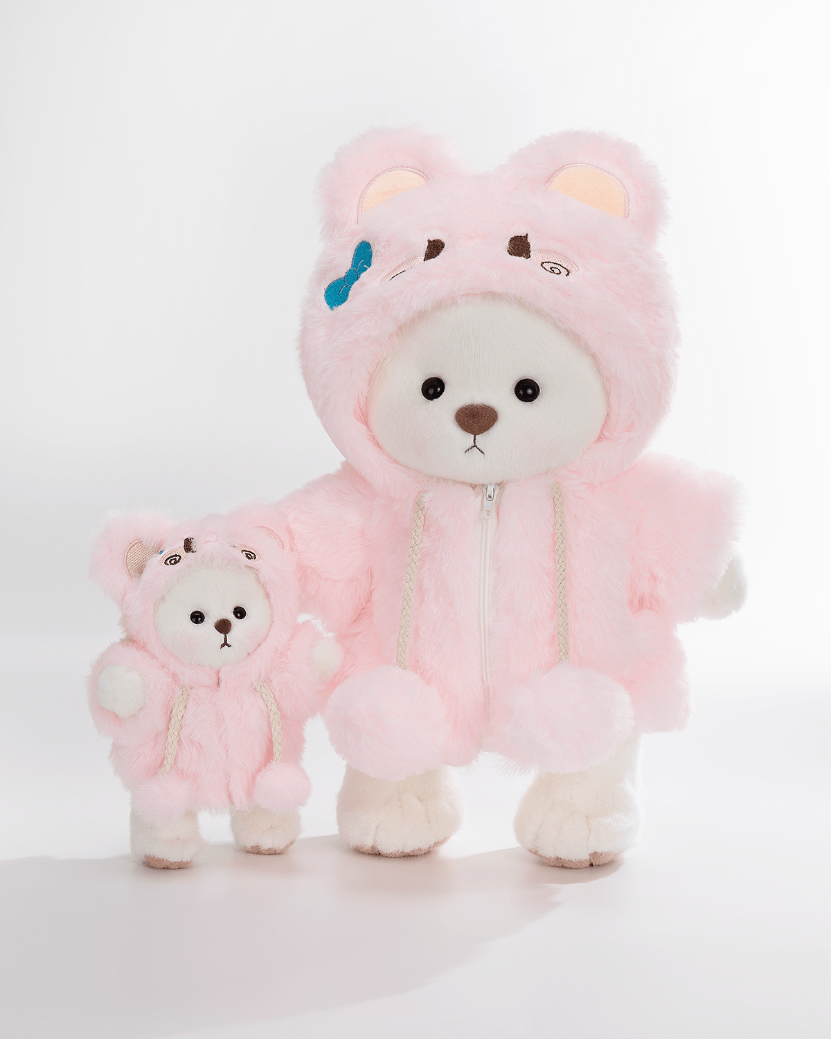 Pink Plush Rabbit Family Matching Set