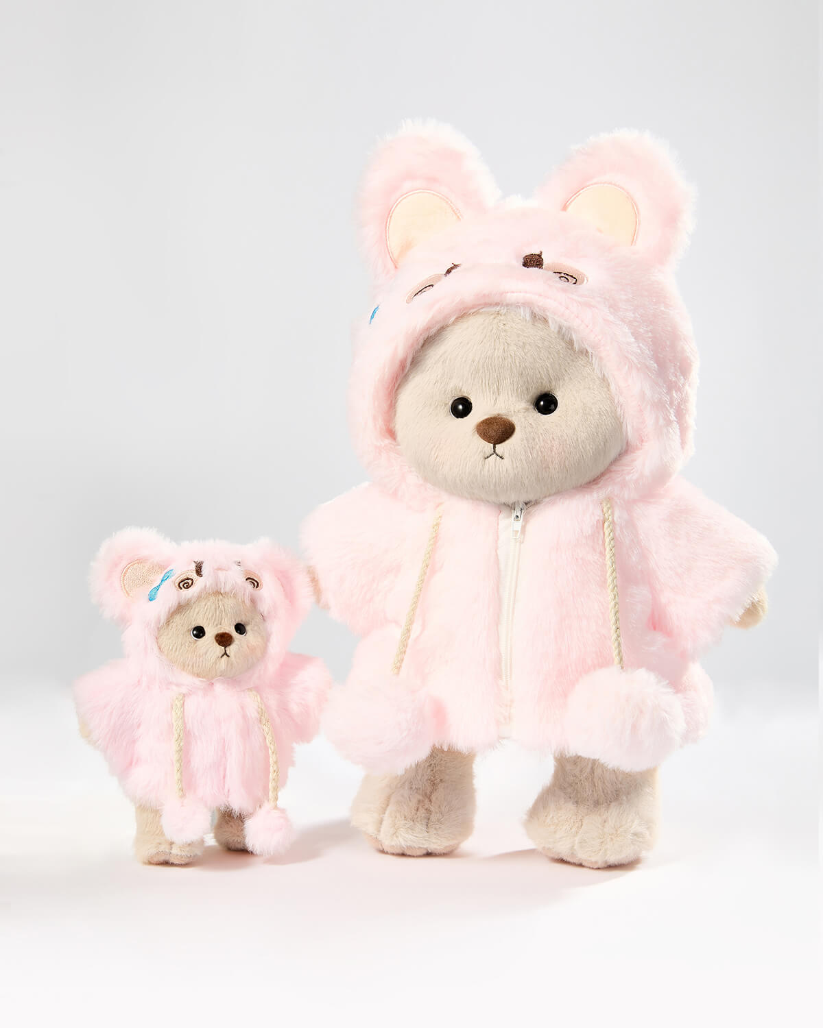 Pink Plush Rabbit Family Matching Set