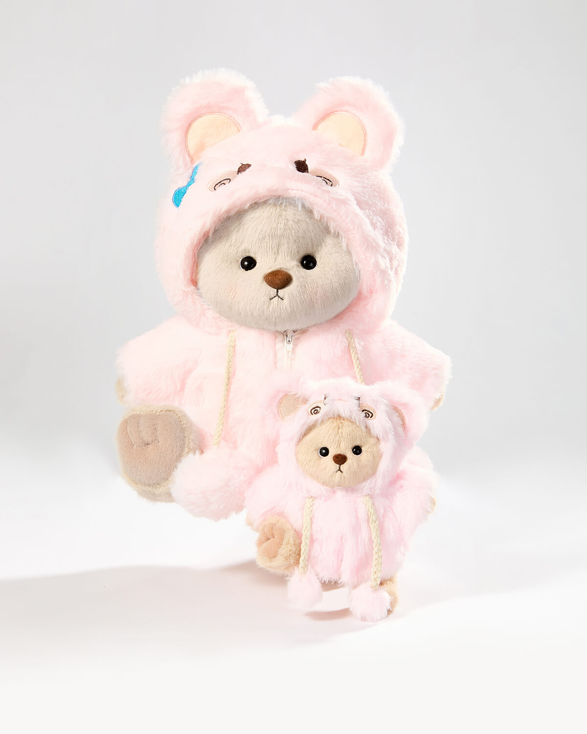 Pink Plush Rabbit Family Matching Set