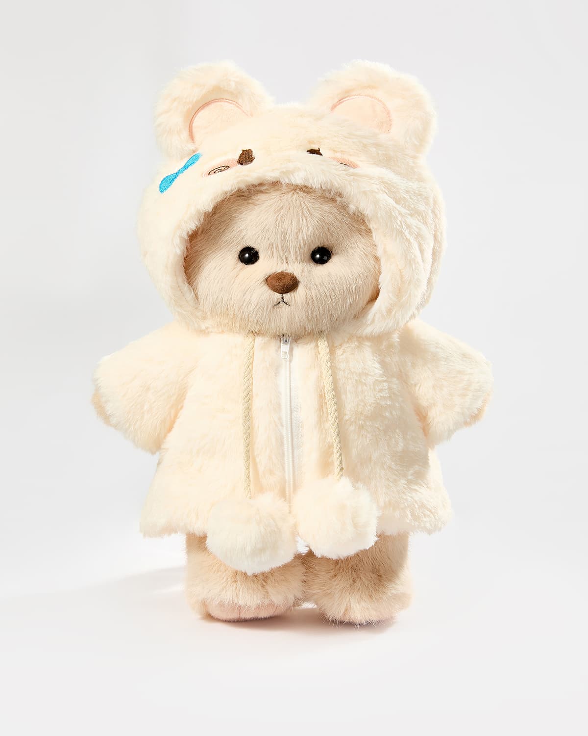 Teddy Bear & Yellow Plush Rabbit Jumpsuit - 12 Inches