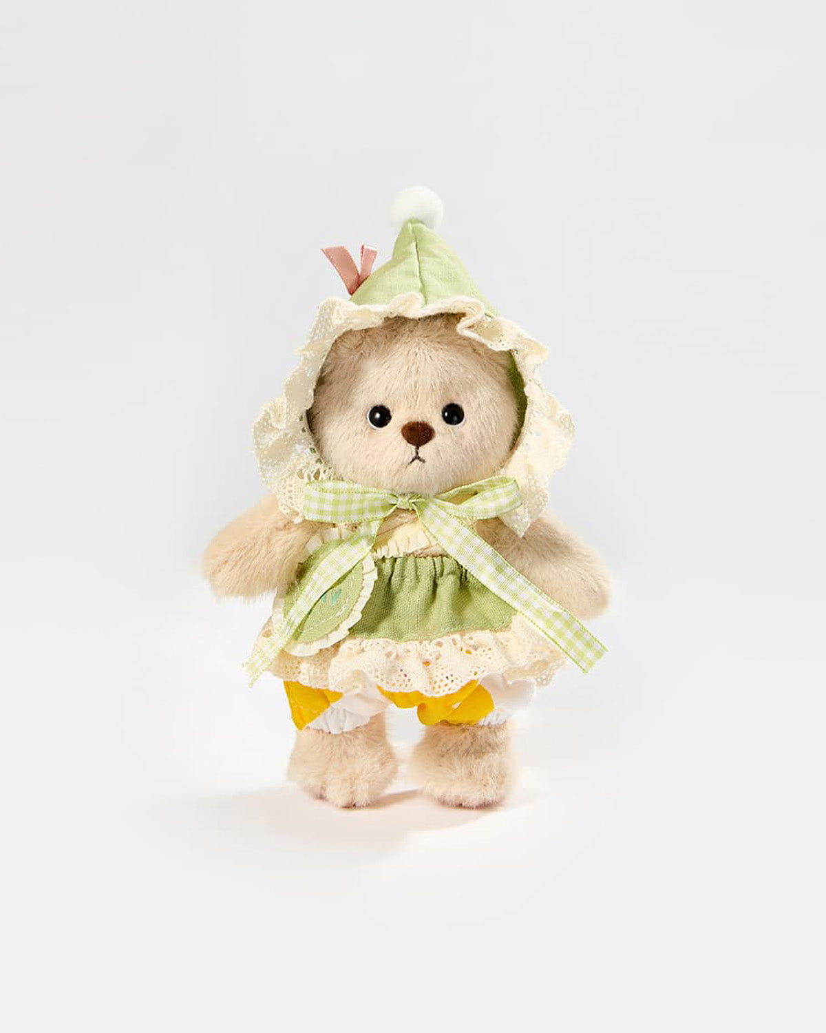 Teddy Bear & Light Green Elf Set - 6 Inches