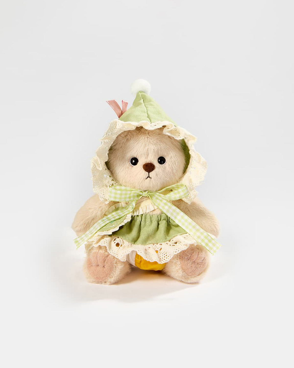 Teddy Bear & Light Green Elf Set - 6 Inches