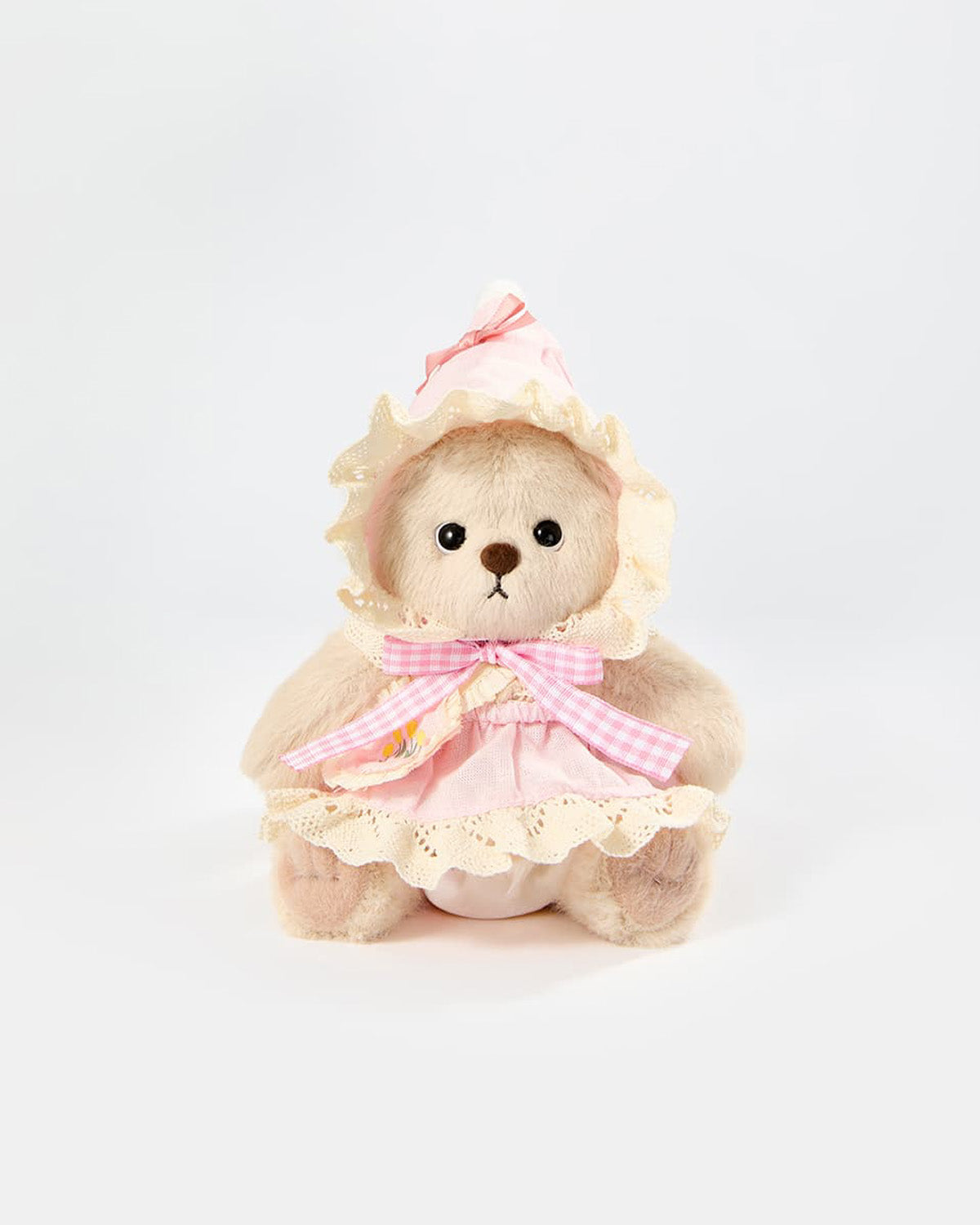 Teddy Bear & Light Pink Elf - 6 Inches