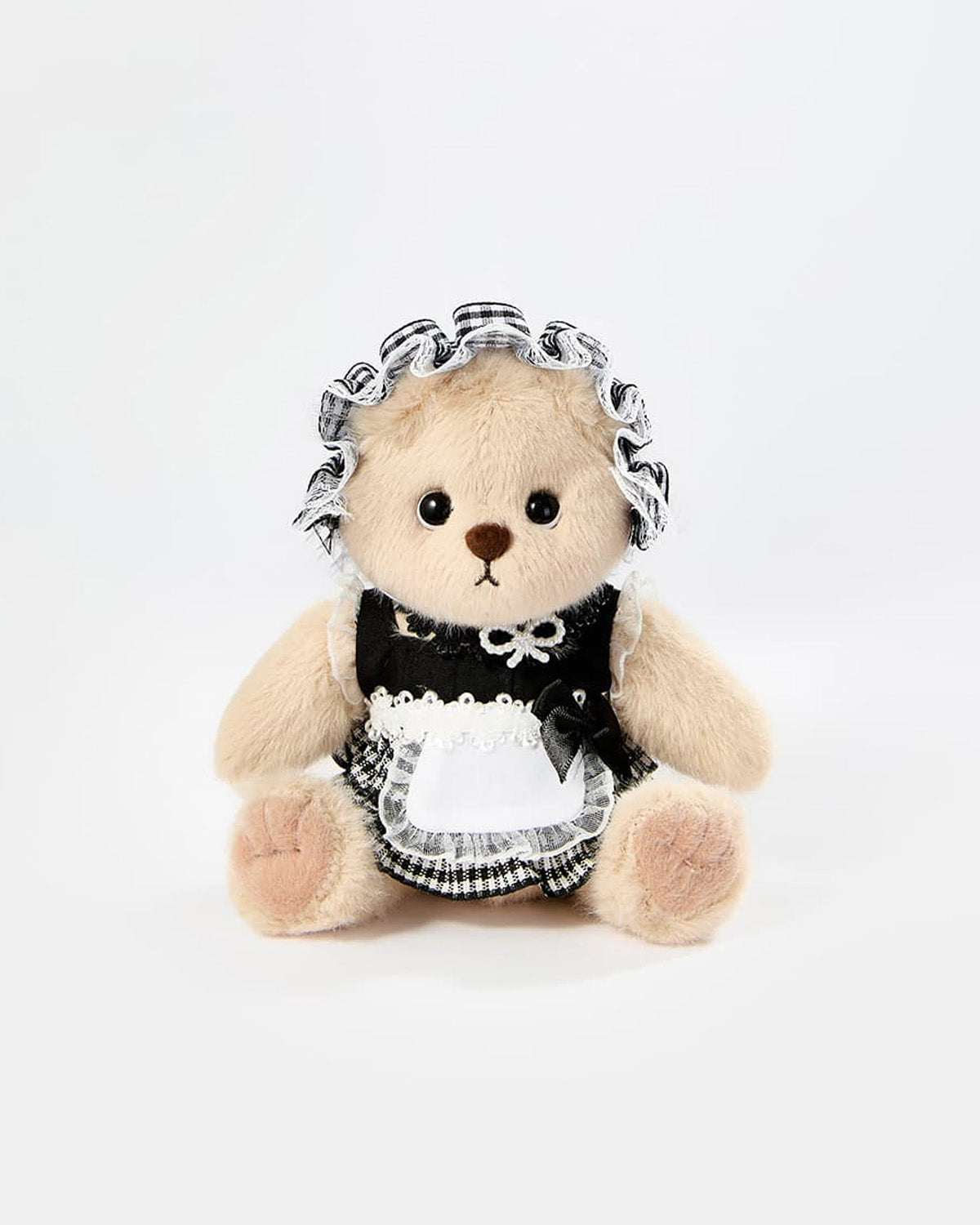 Milk Tea Short Hair Bear & Maid Dress Set of 3