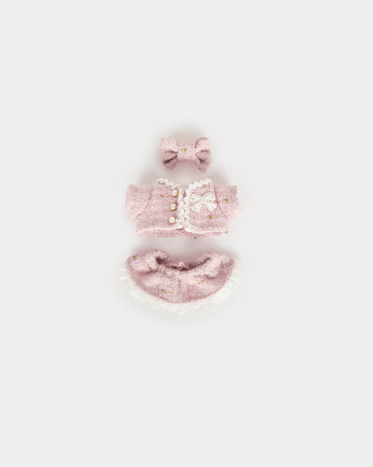 Pink Elegant Dress Set - 6 Inches