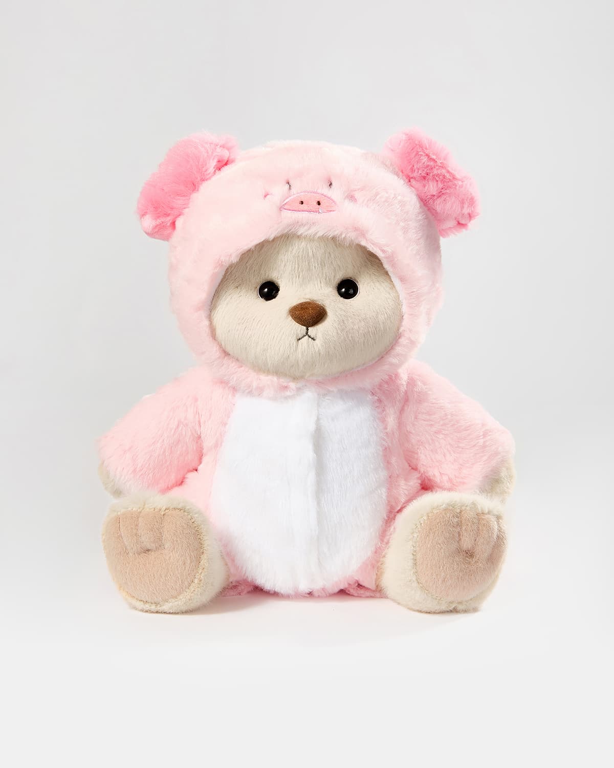 Teddy Bear & Pink Piggy Jumpsuit - 12 Inches