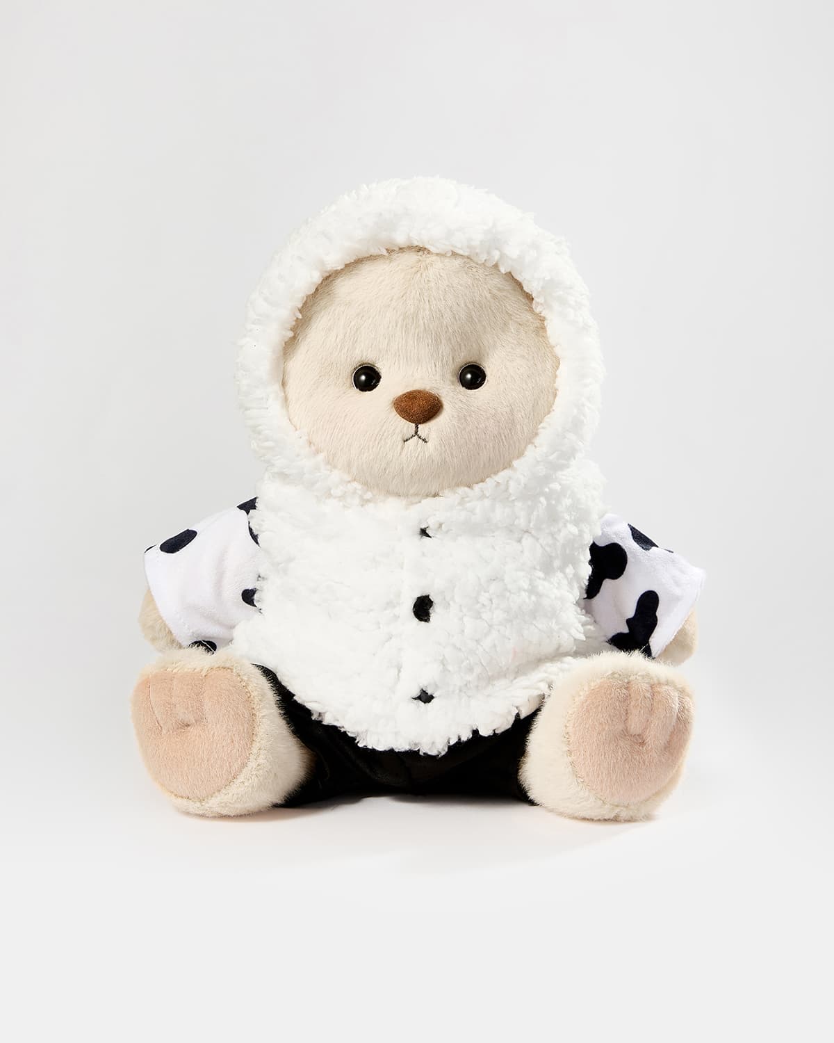 Teddy Bear & Cute Cow Jumpsuit - 12 Inches