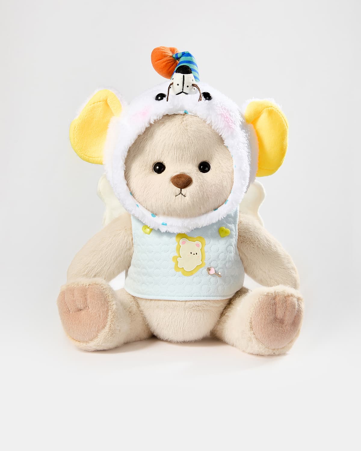 Teddy Bear & Angel Big-eared Rat Set - 12 Inches