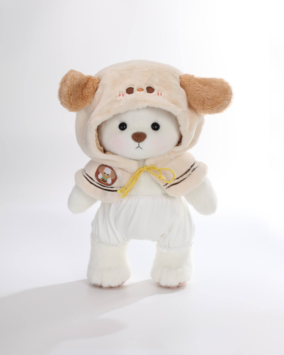Teddy Bear & Pudding Puppy Cape - 12 Inches
