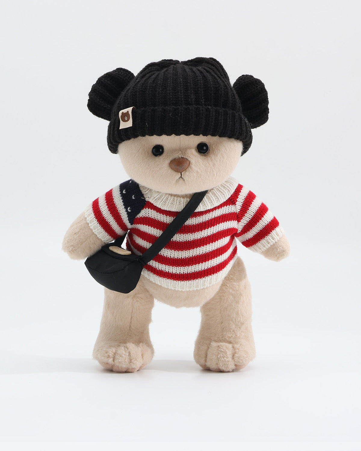 Teddy Bear & Red Striped Flag Sweater Set of 3 - 12 Inches