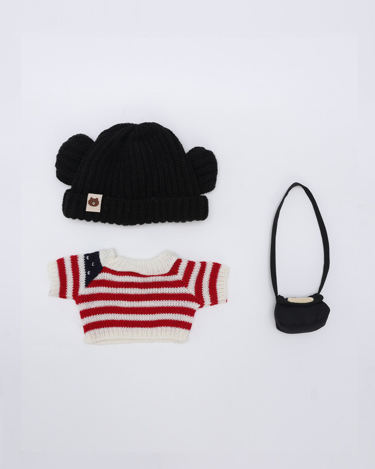Red Striped Flag Sweater Set of 3 - 12 Inches