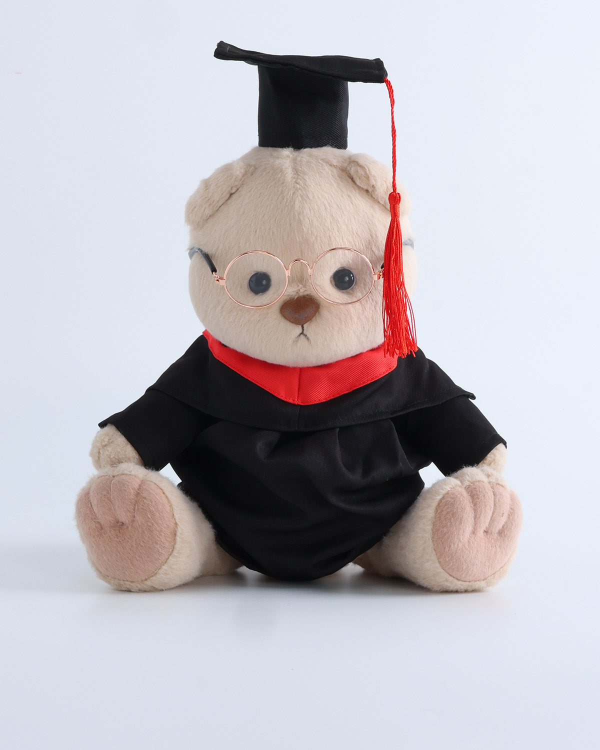 Teddy Bear & Black Scholar Graduation Outfit Set of 3 - 12 Inches