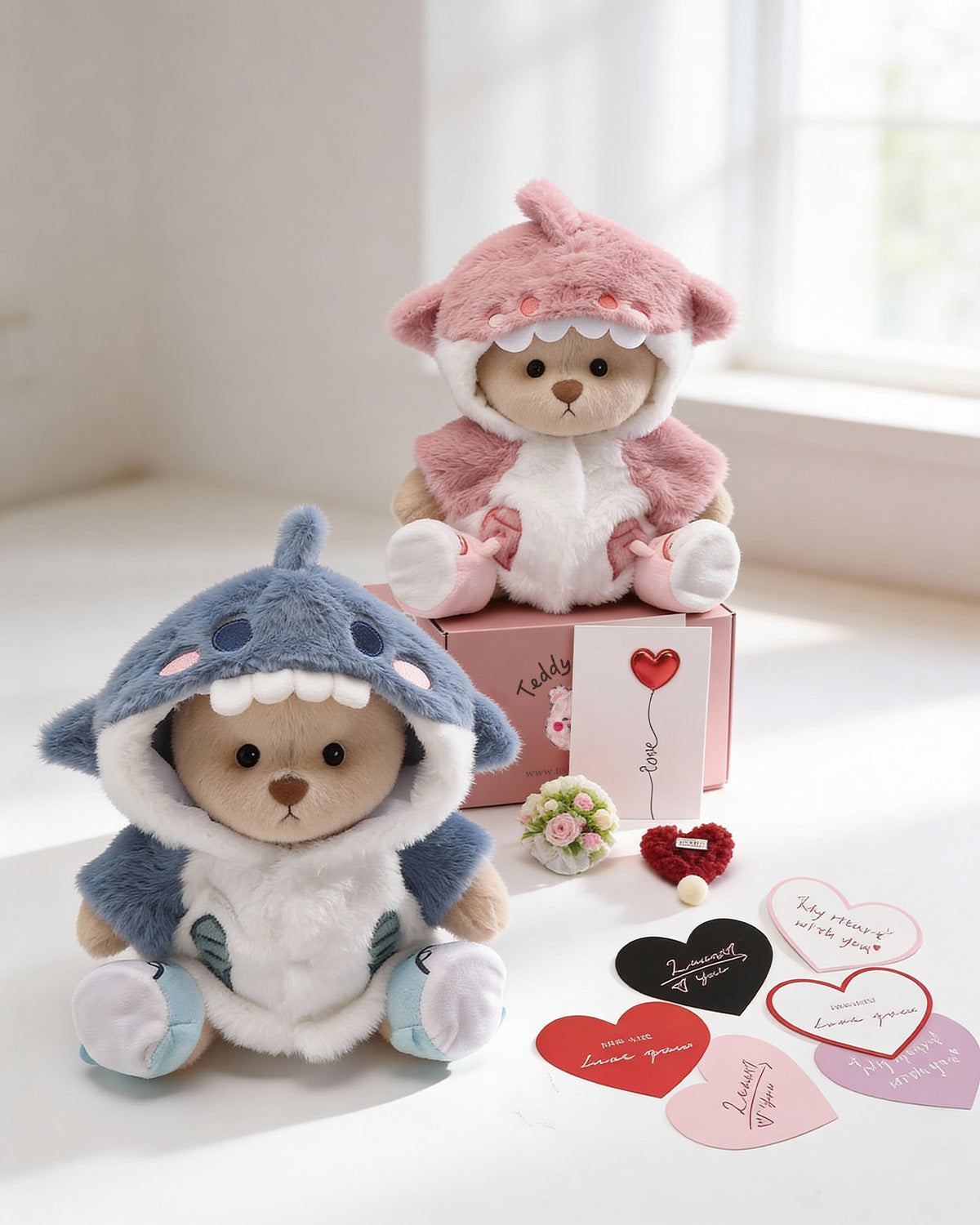 Sweetheart Shark Gift Box - 12 Inches