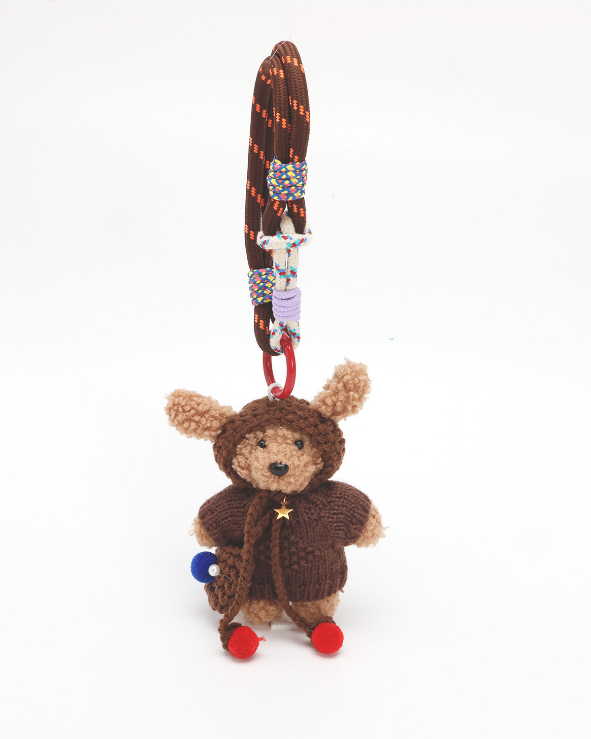 Mini Bear Knitted Keychain - 6 Inches