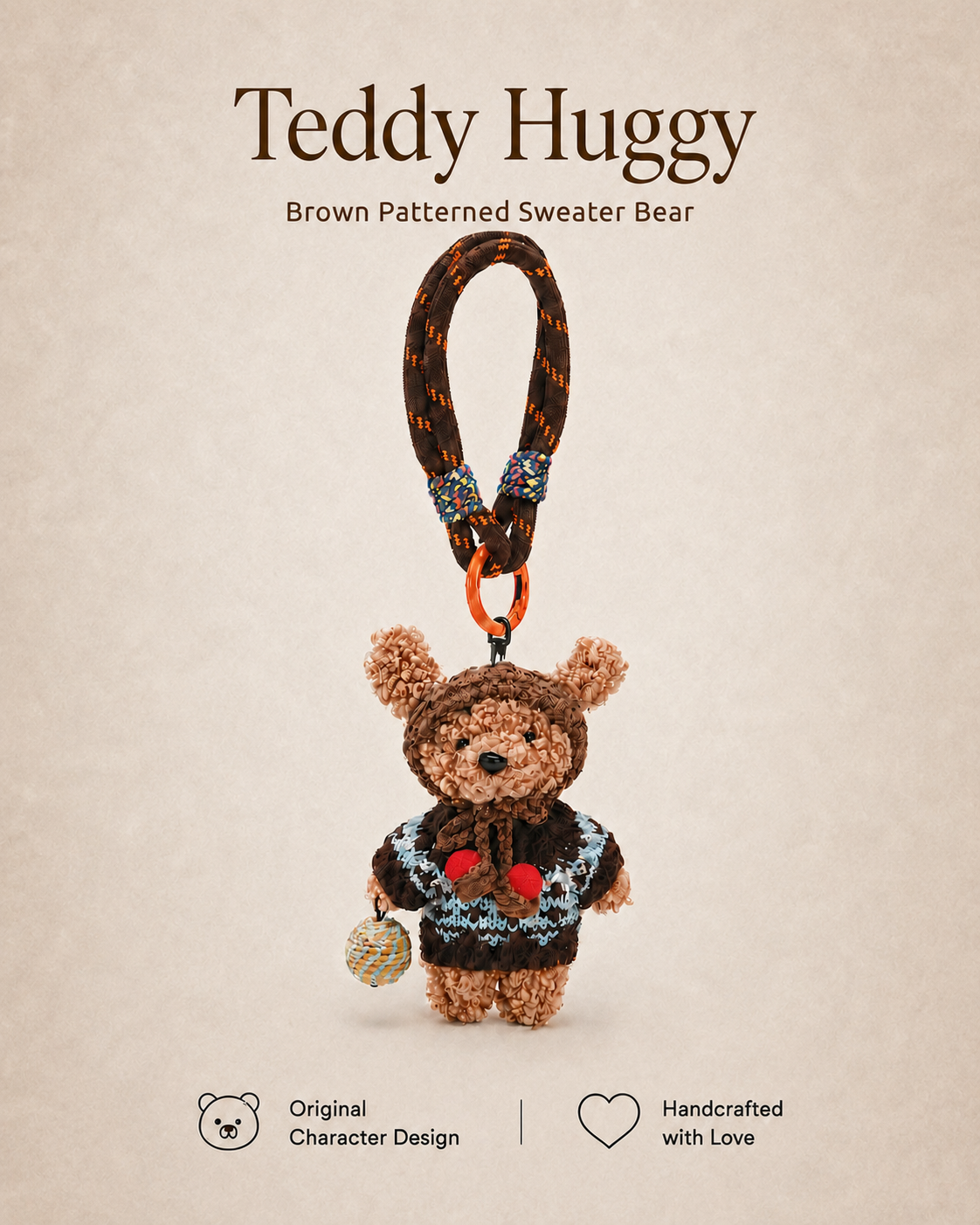 TeddyHuggy®Long-Eared Bear Charms Collection