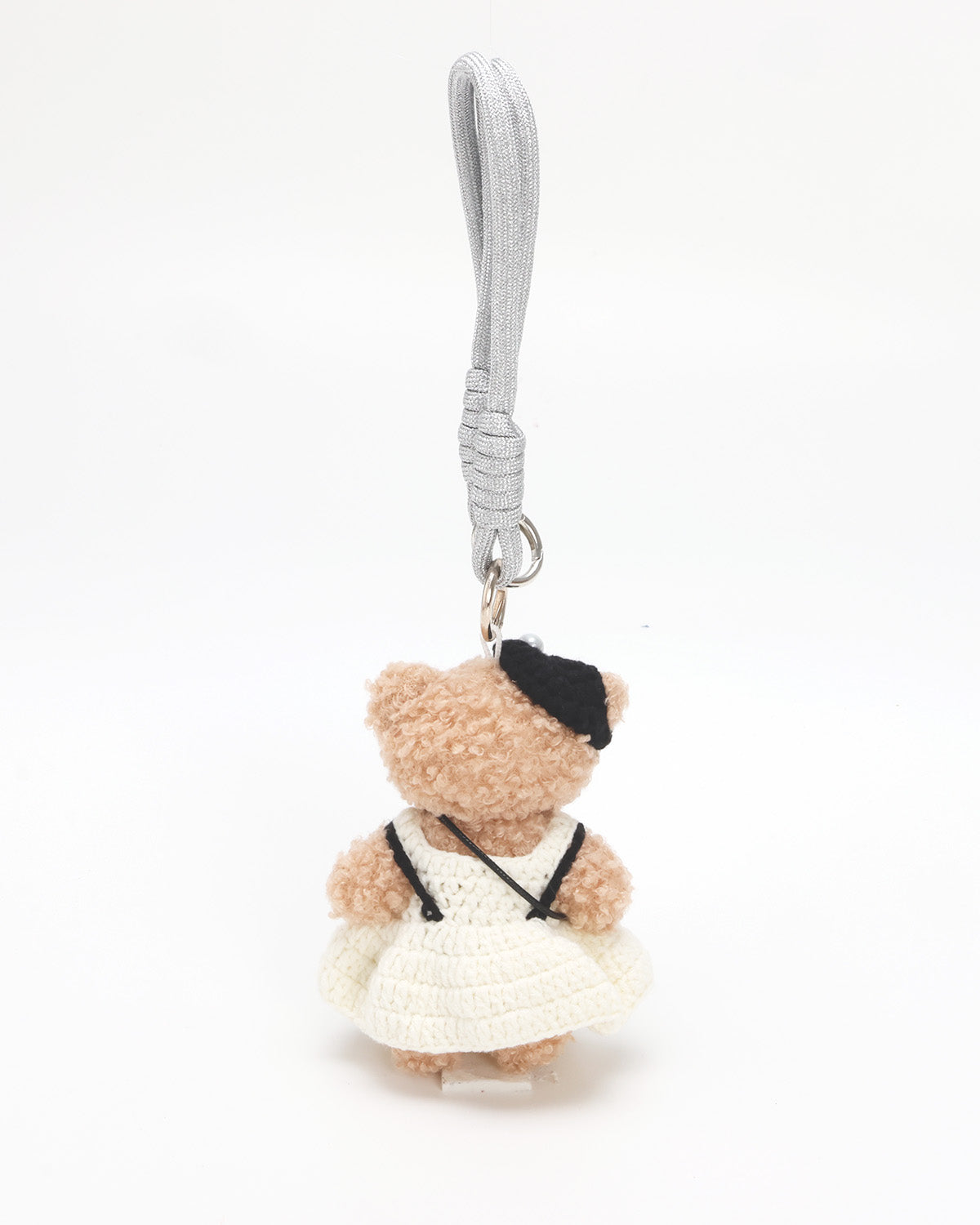 Mini bear knitted dress Keychain - 6 Inches
