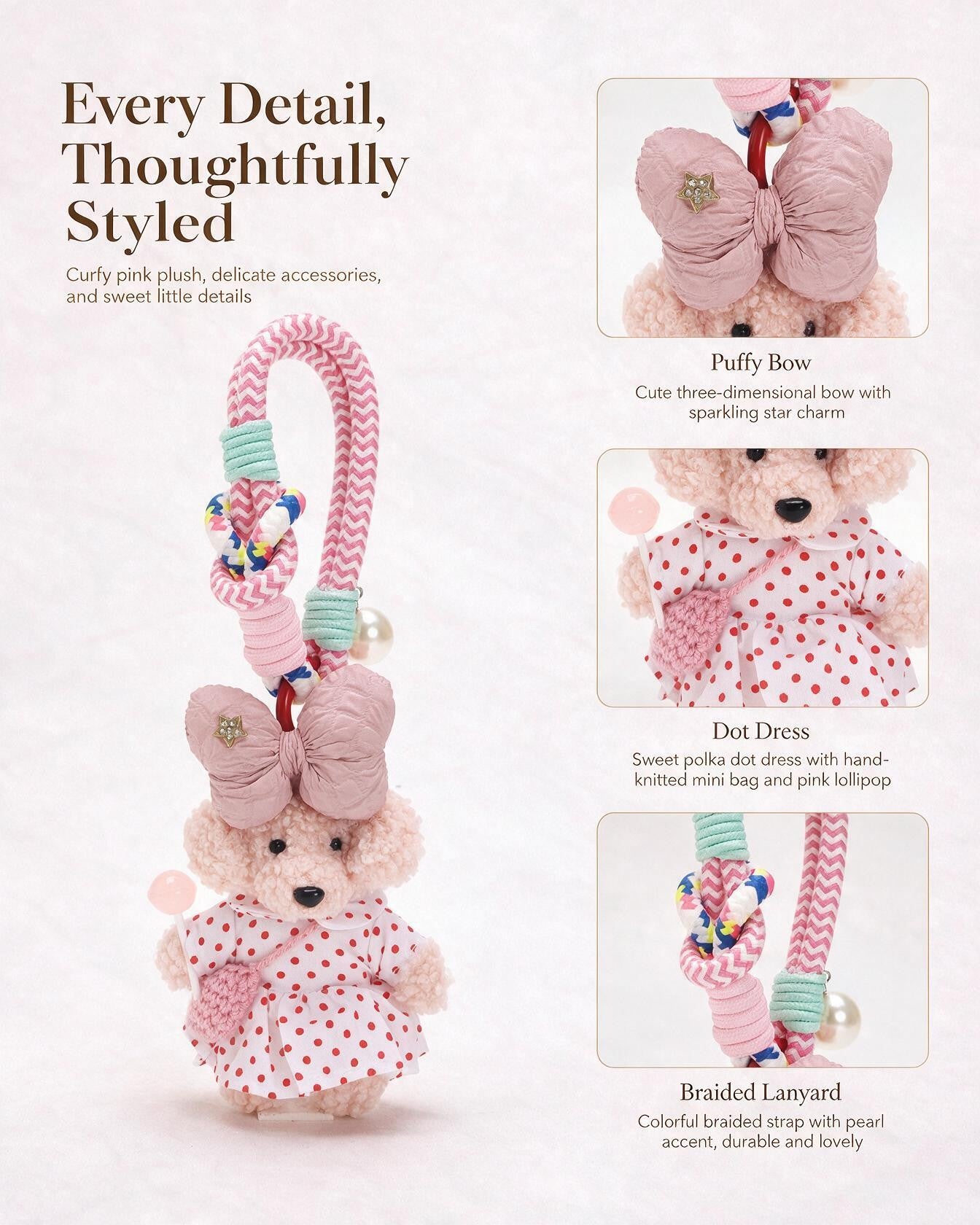 TeddyHuggy®Bowknot Dog Charms Collection