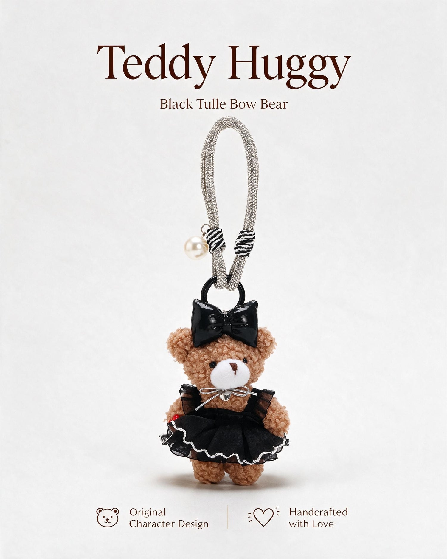 TeddyHuggy®Khaki Bear Charms Collection