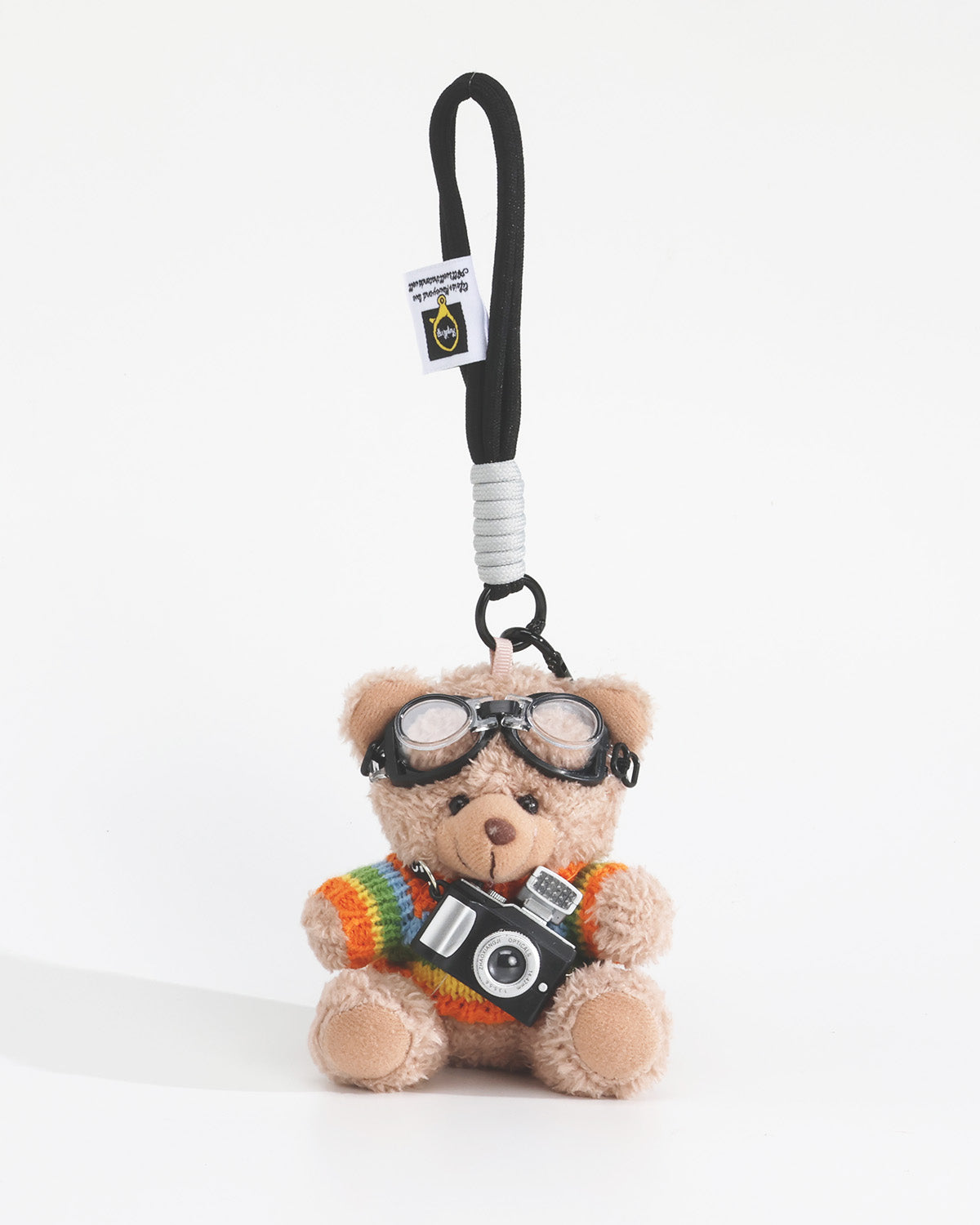 TeddyHuggy®Colorful Sweater Bear Keychain Charm