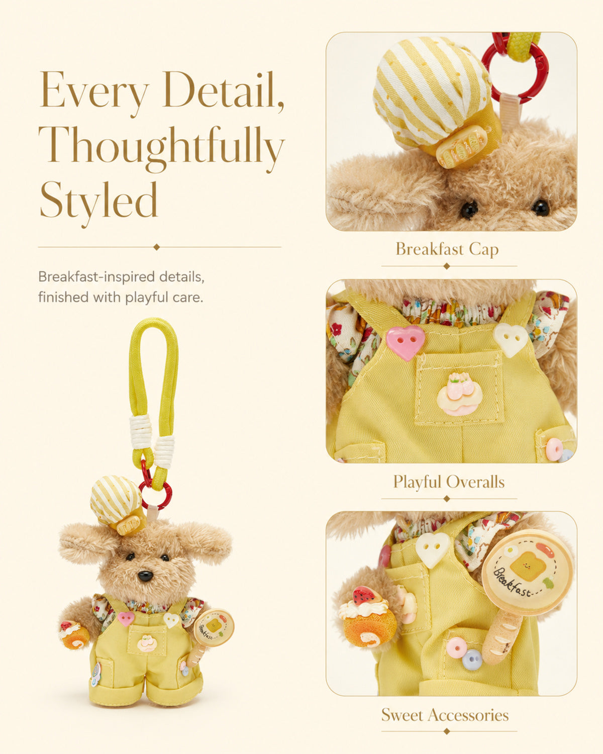TeddyHuggy®Long Haired Dog Charms Collection