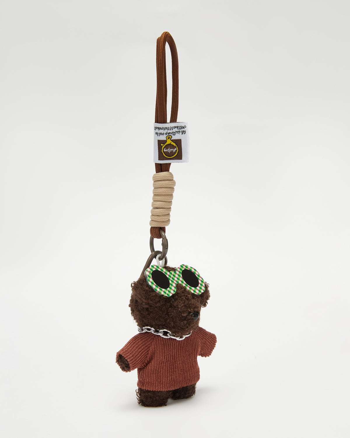 TeddyHuggy®Teddy Dog Russet - Red Knit Top Keychain Charm
