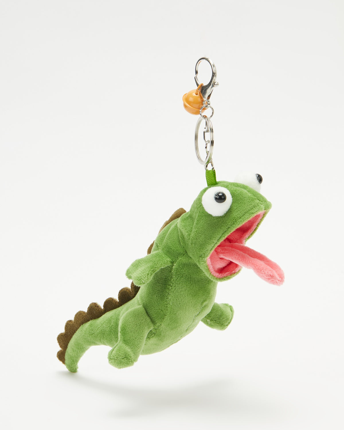 TeddyHuggy®Green Tongue-Out Funny Lizard Keychain Charm