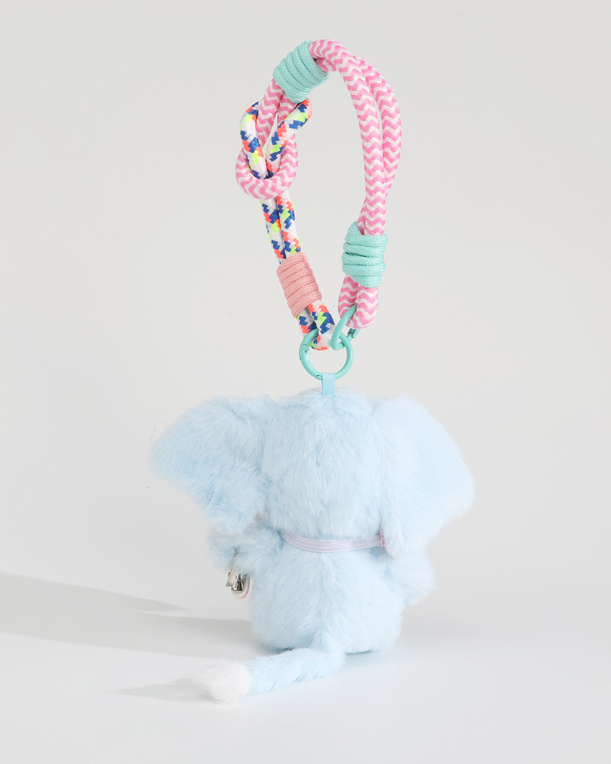 Adorable and Healing Big-Eared Elephant Scarf Keychain Charms