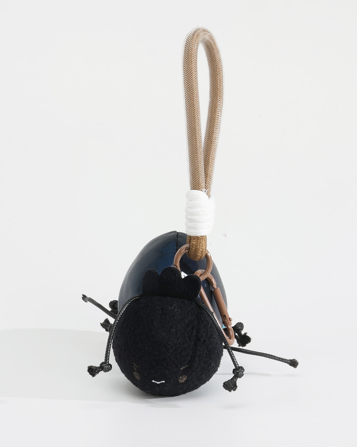 TeddyHuggy®Black Beetle Plush Sachet Keychain Charms