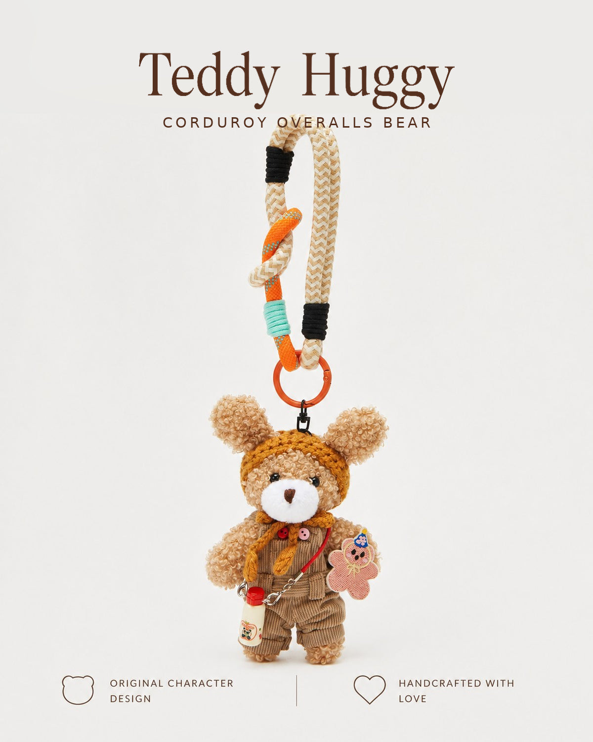 TeddyHuggy® Casual Overalls Charms Collection