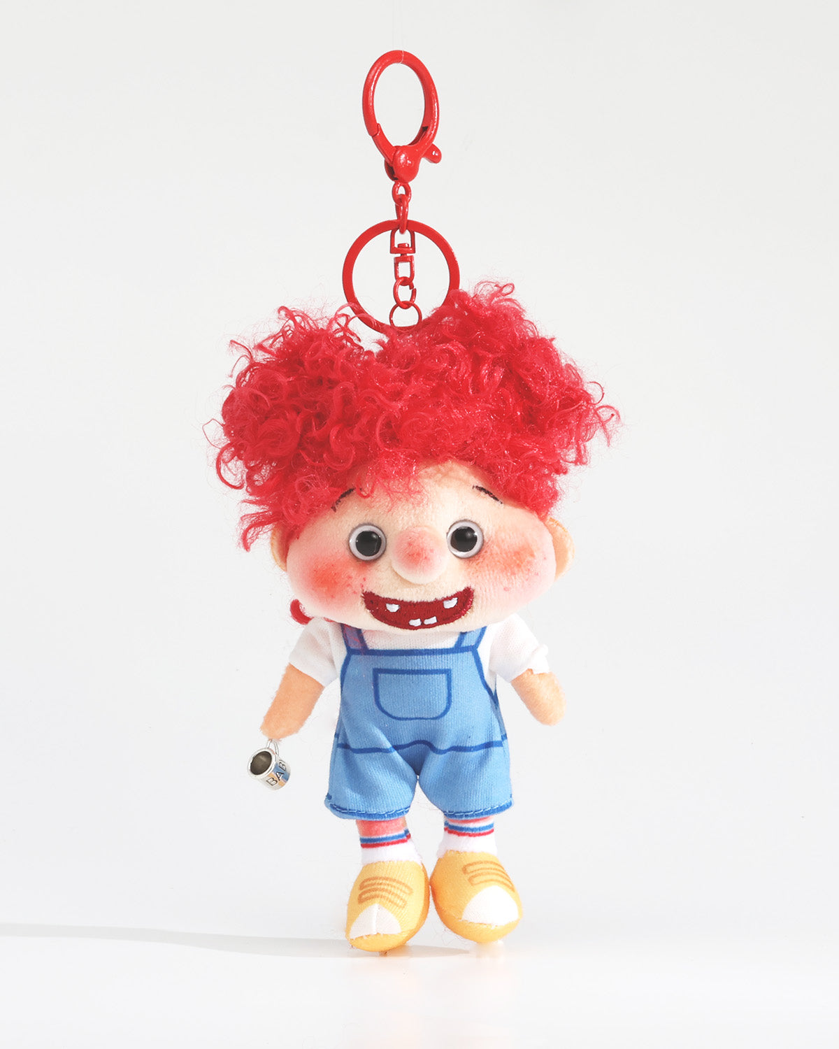 Curly-haired Freckled Boy Series Keychain Charms