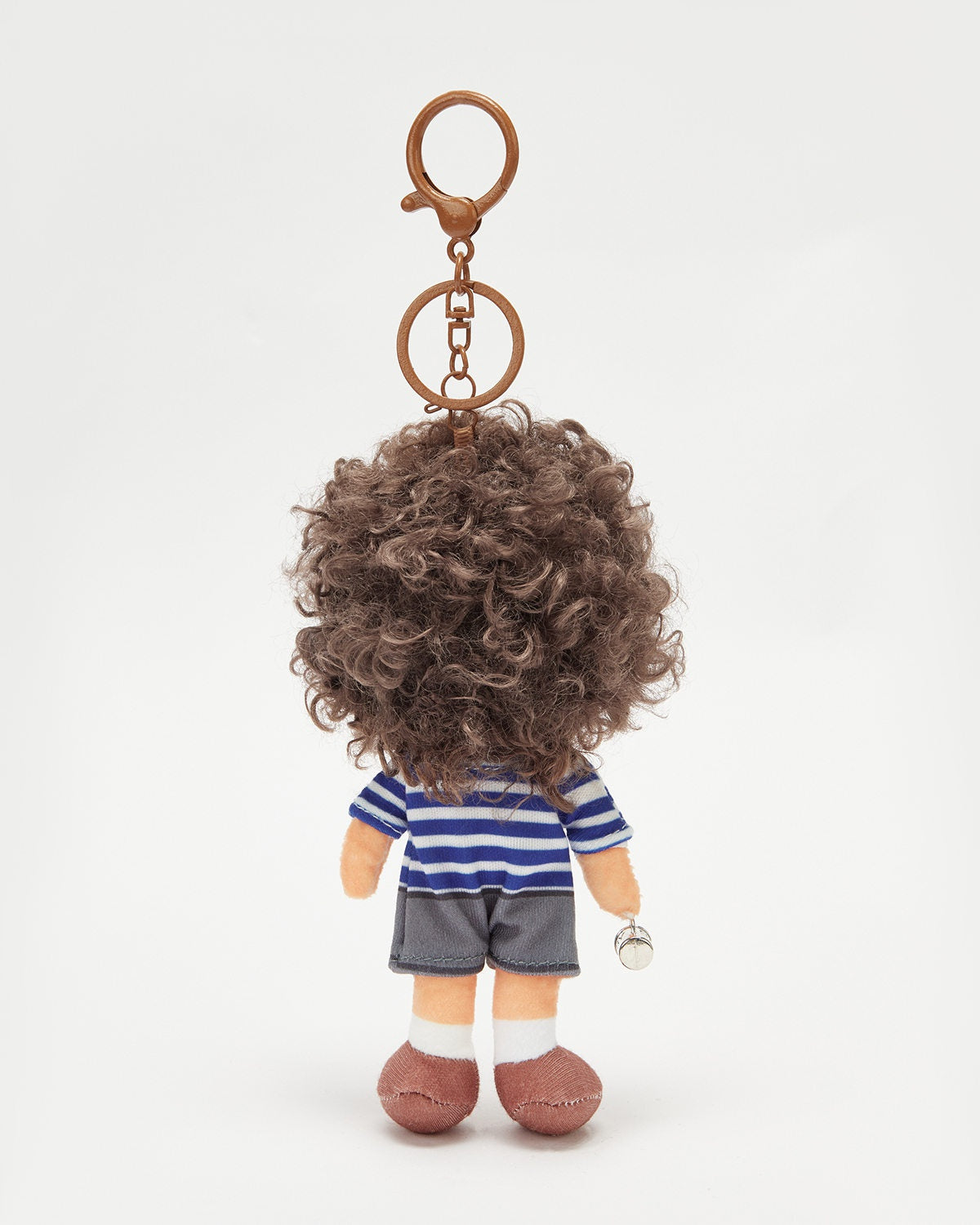 TeddyHuggy®Freckled Boy with Bule-White Striped T-Shirt Charm