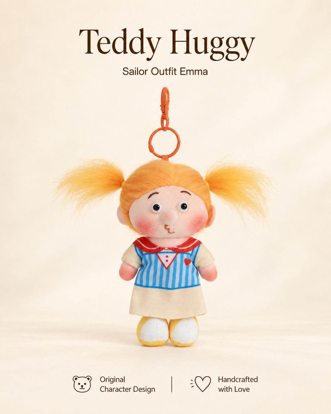 TeddyHuggy® Character Doll Charms Collection