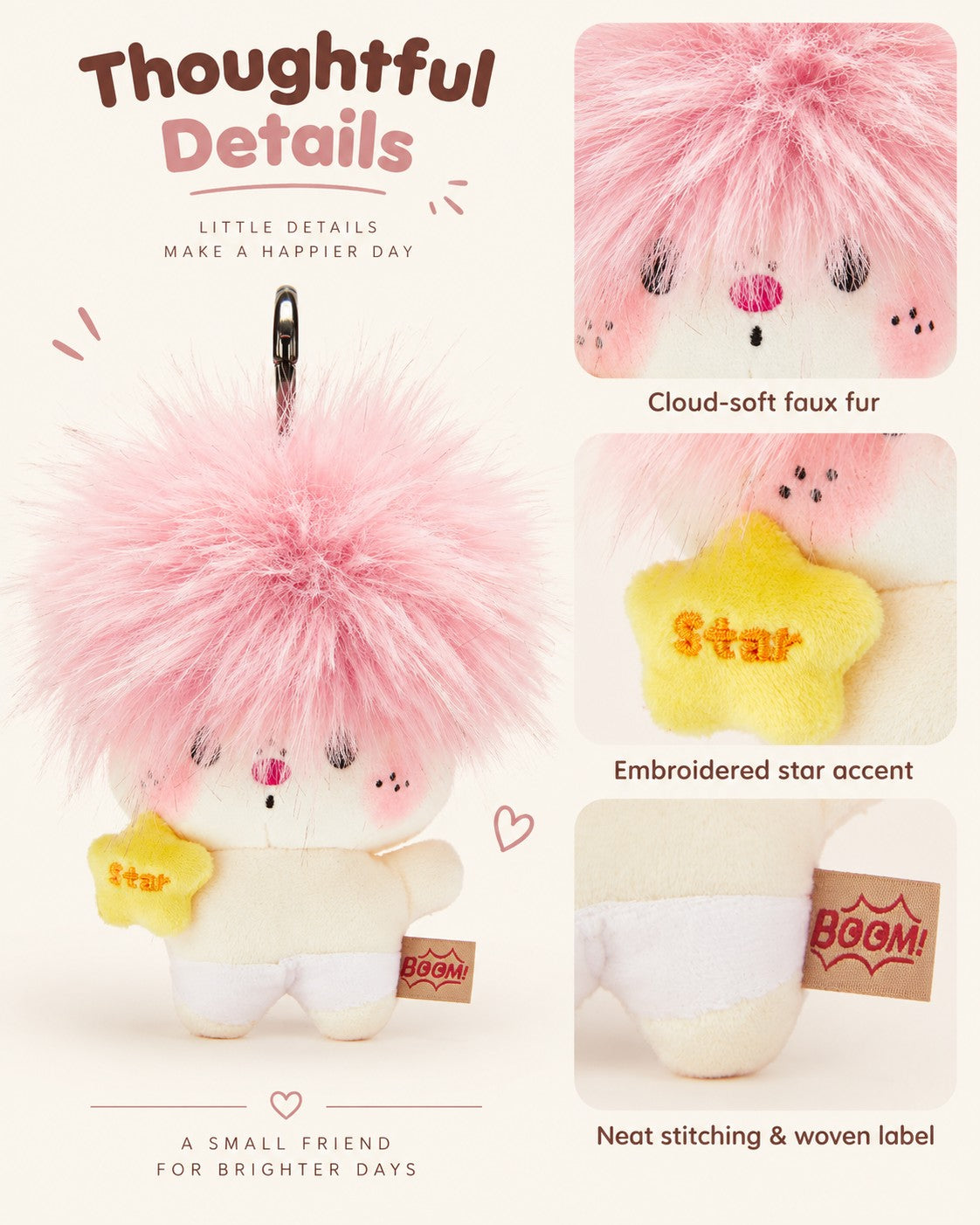 TeddyHuggy® Frazzled Friend Charms Collection
