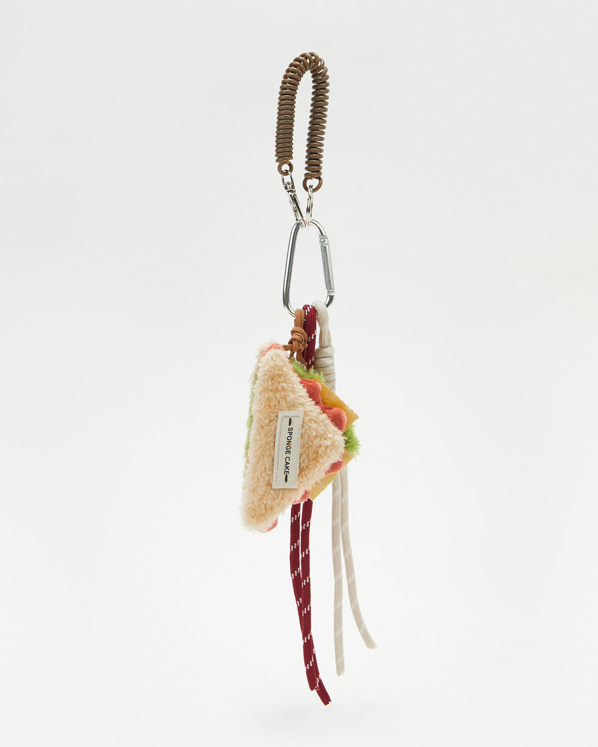 TeddyHuggy®Veggie Sandwich Plush Keychain Charm