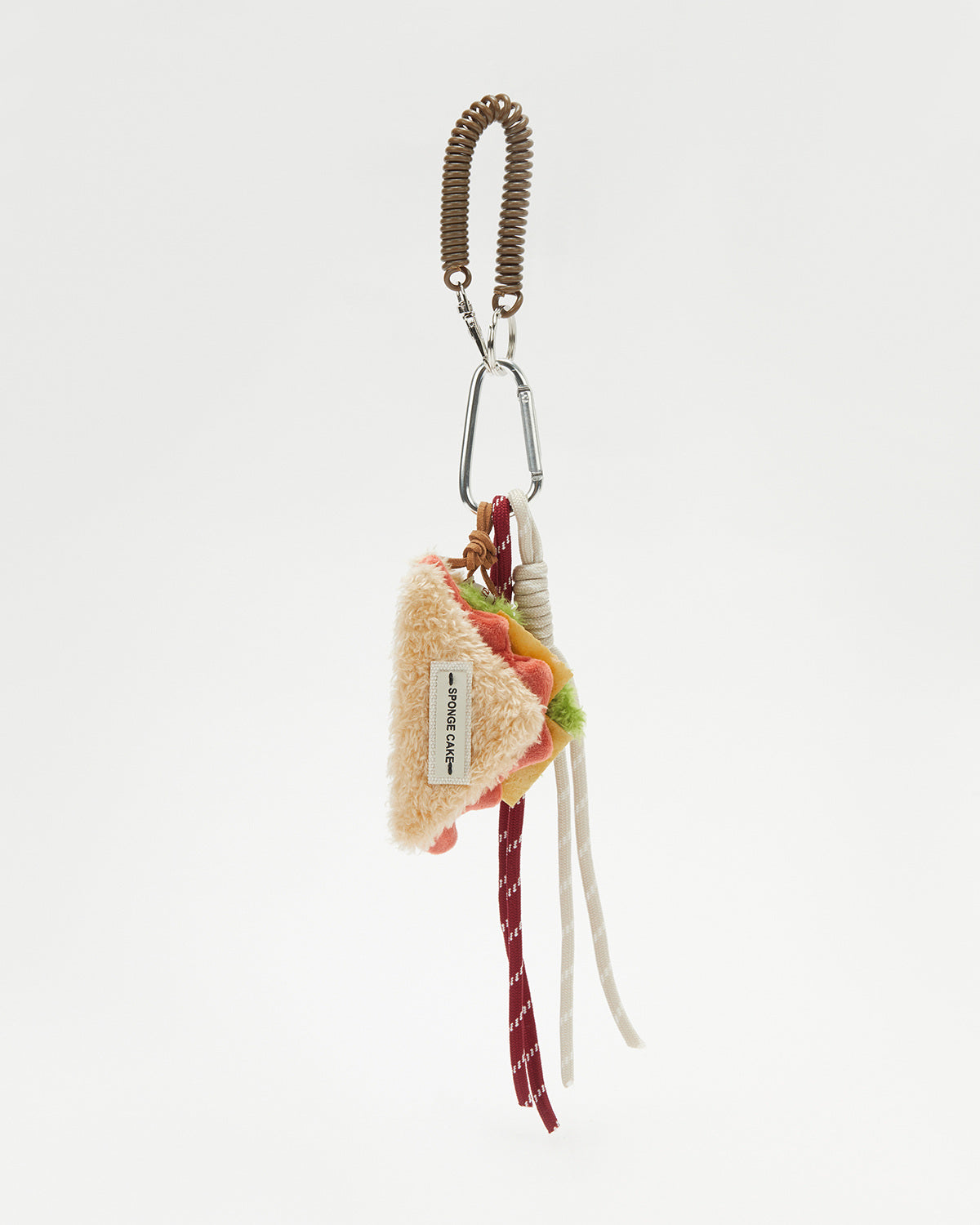 TeddyHuggy®Veggie Sandwich Plush Keychain Charm