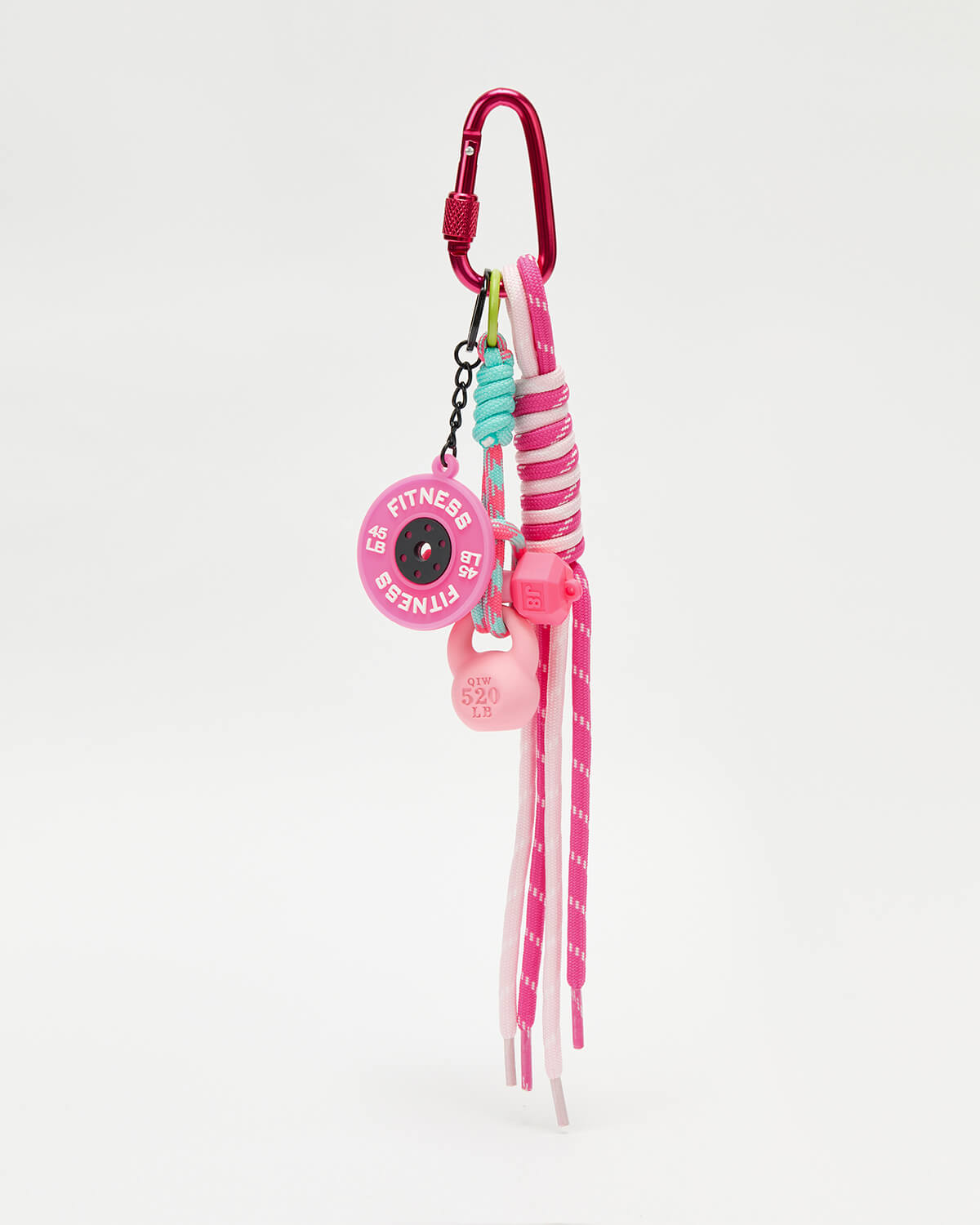 TeddyHuggy®Fitness Equipment Exercise Keychain Charms