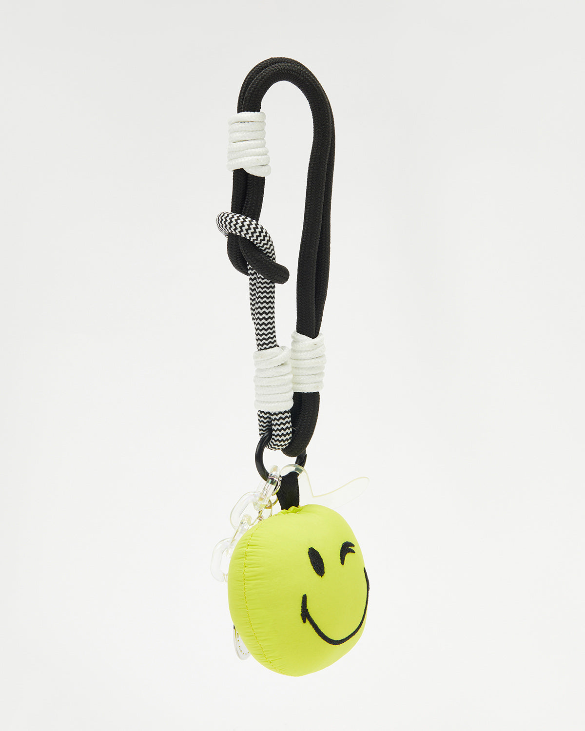 TeddyHuggy®Yellow Winking Smiley Keychain Charm