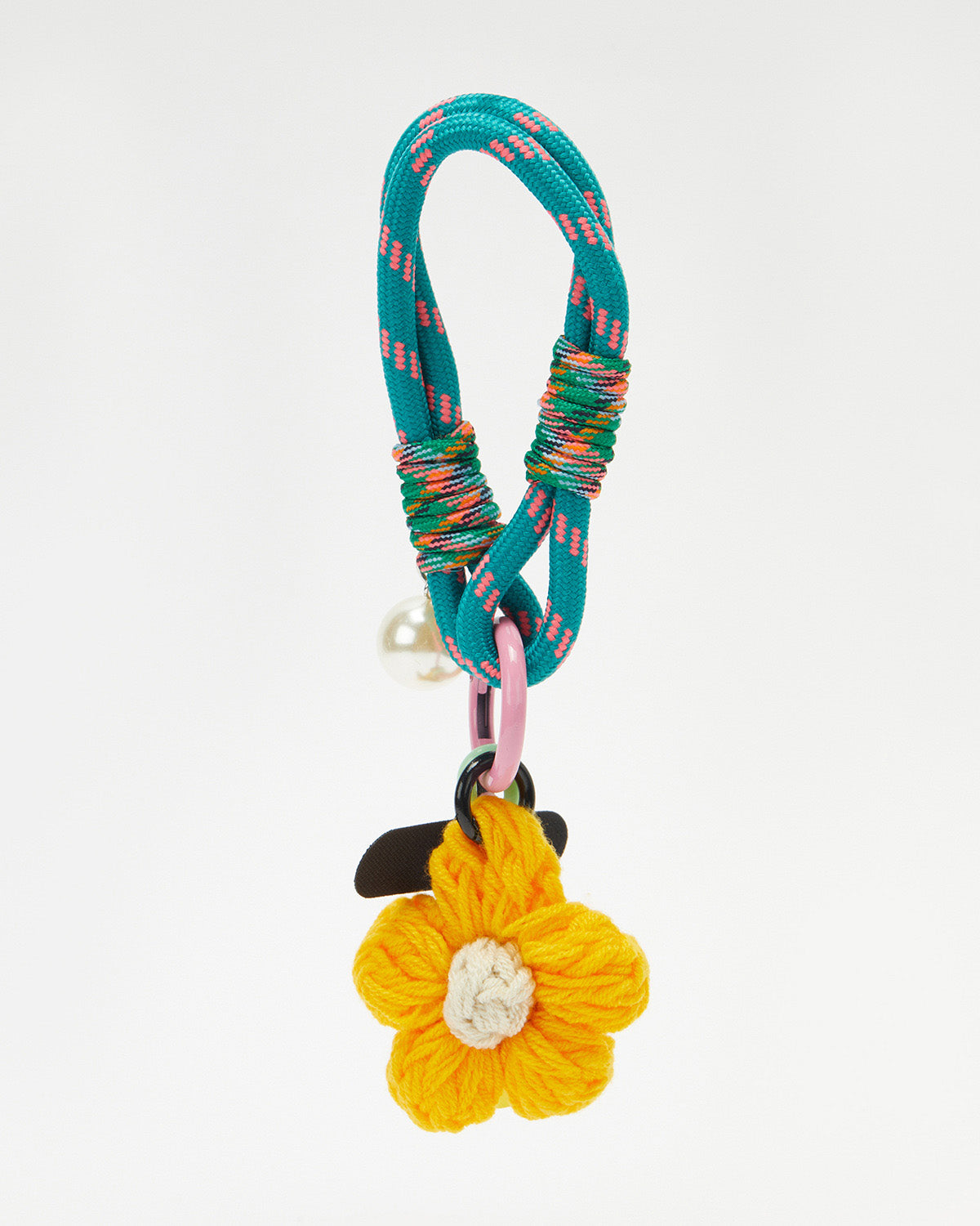 TeddyHuggy®Sweet Moments Yellow Yarn Flower Charm