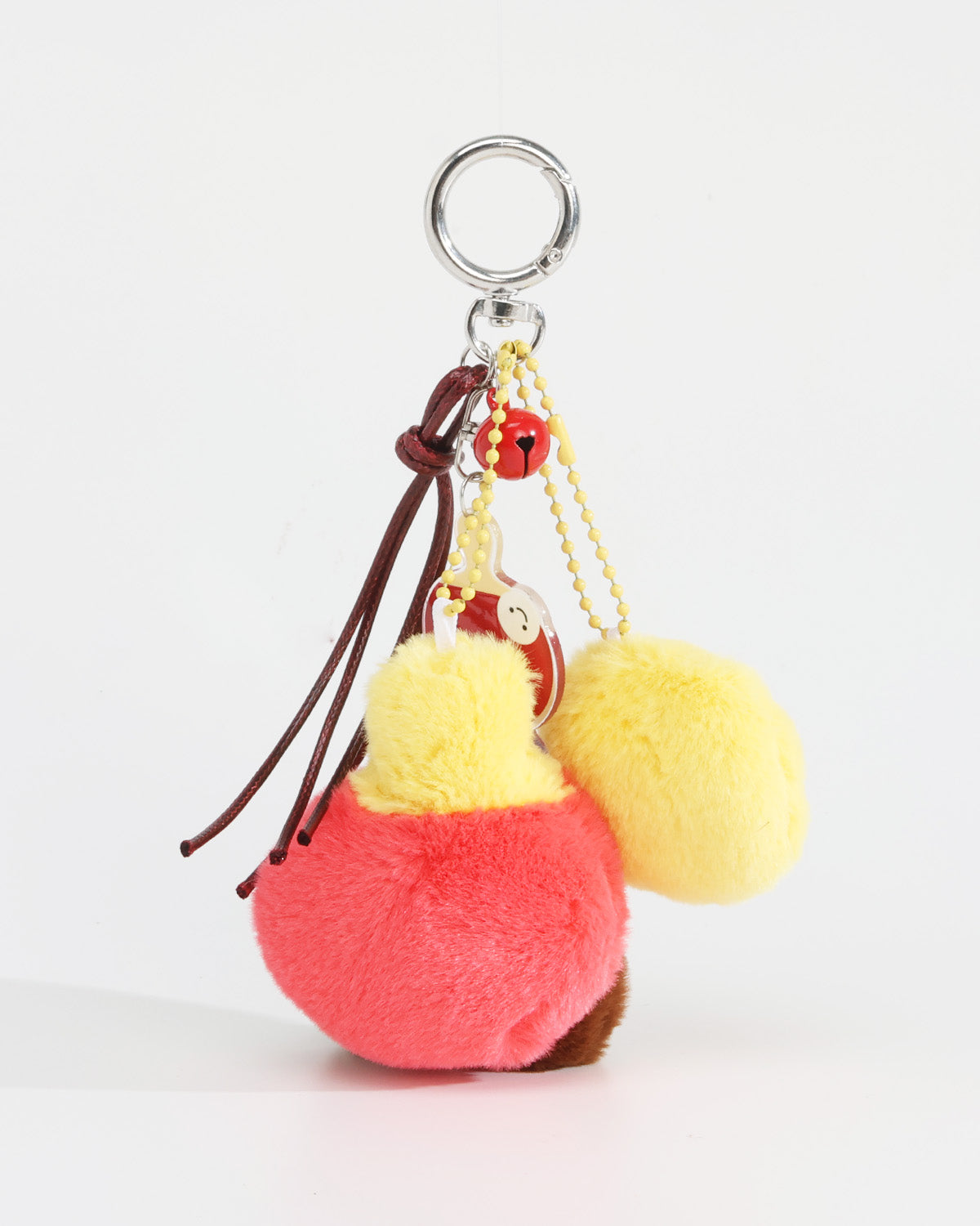 TeddyHuggy®Red - Yellow Table Tennis Paddle Keychain Charm