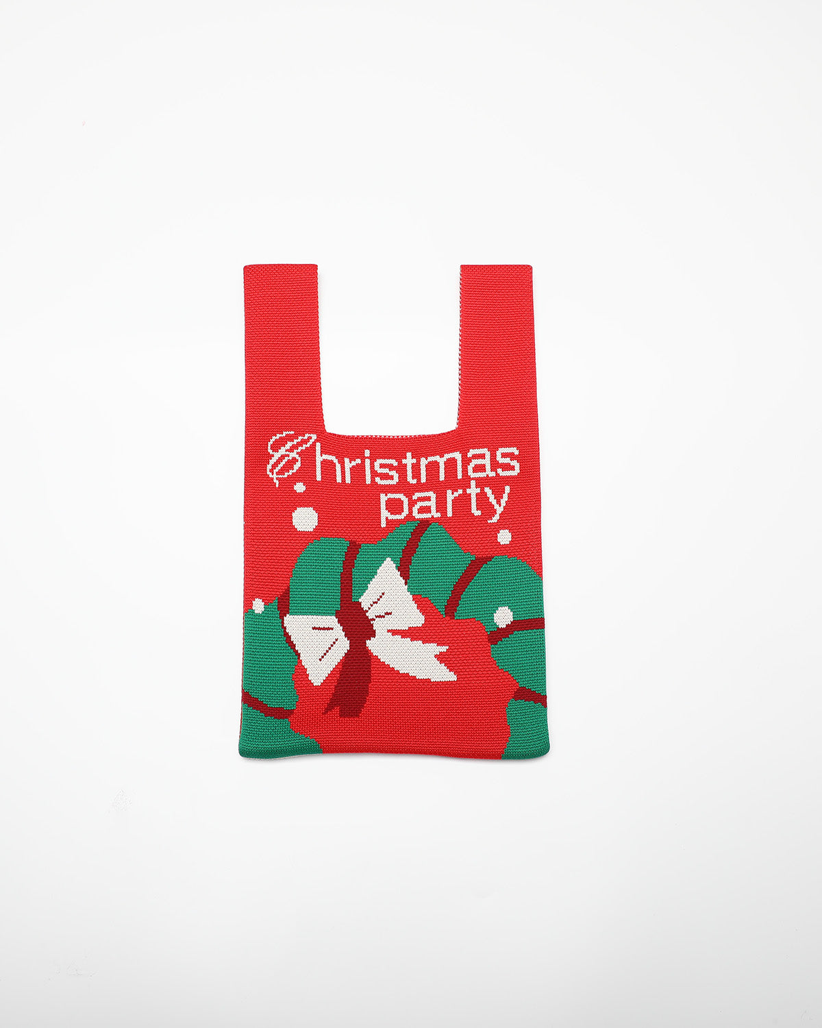 Christmas Reversible Red Snowman Bag