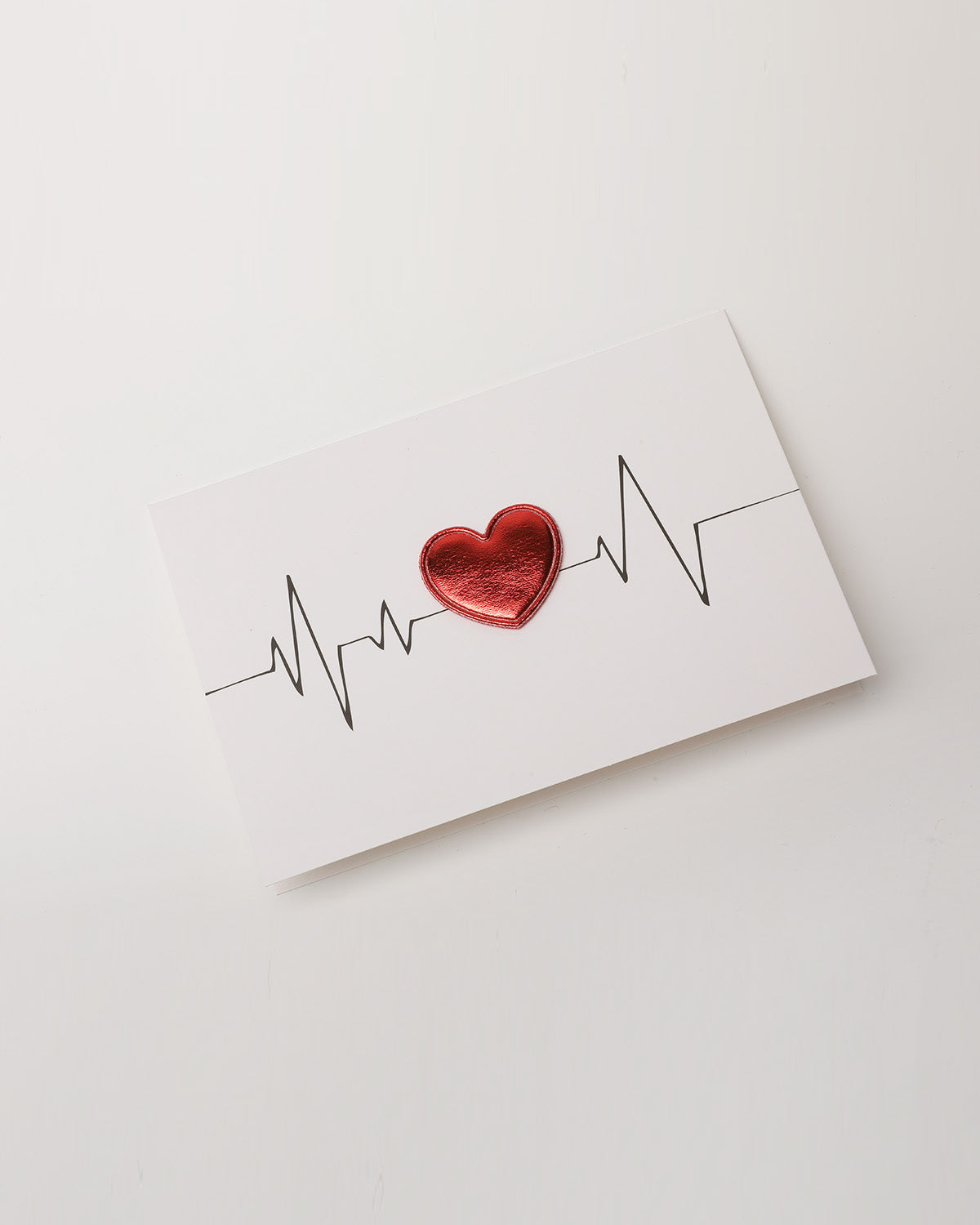 Heart ECG Greeting Card