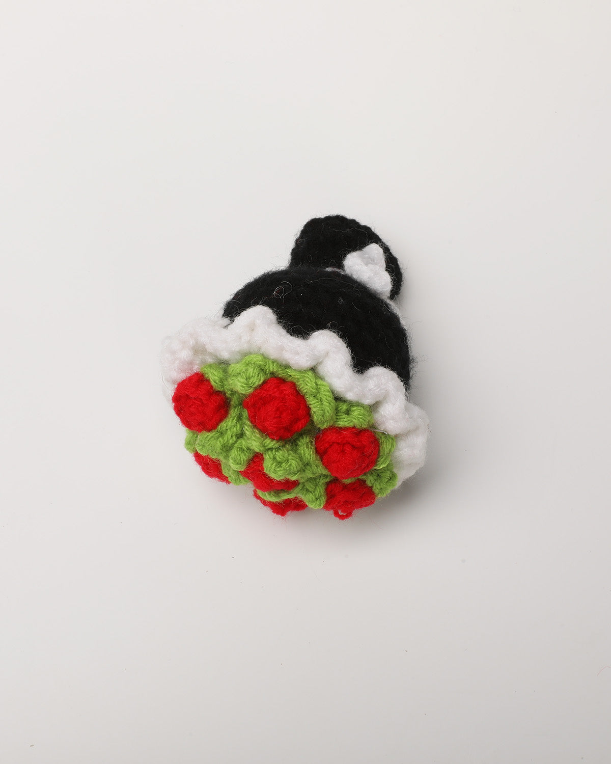 Red Knitted Flower Bouquet