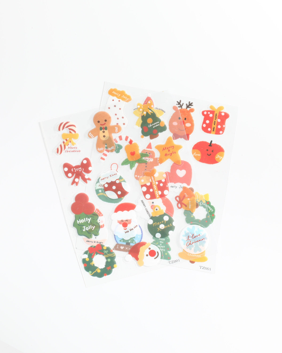 Christmas Smiley Stickers