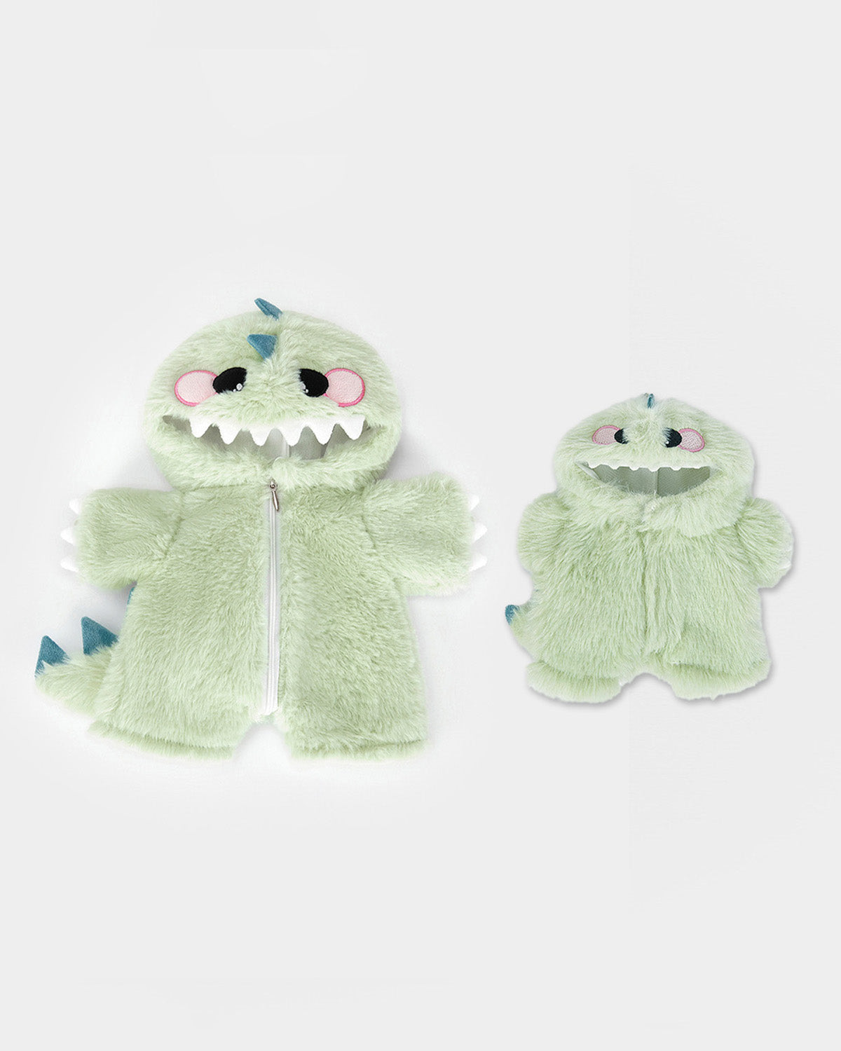 Green Dino Family Outfit Only - 12 Inches & 6 Inches