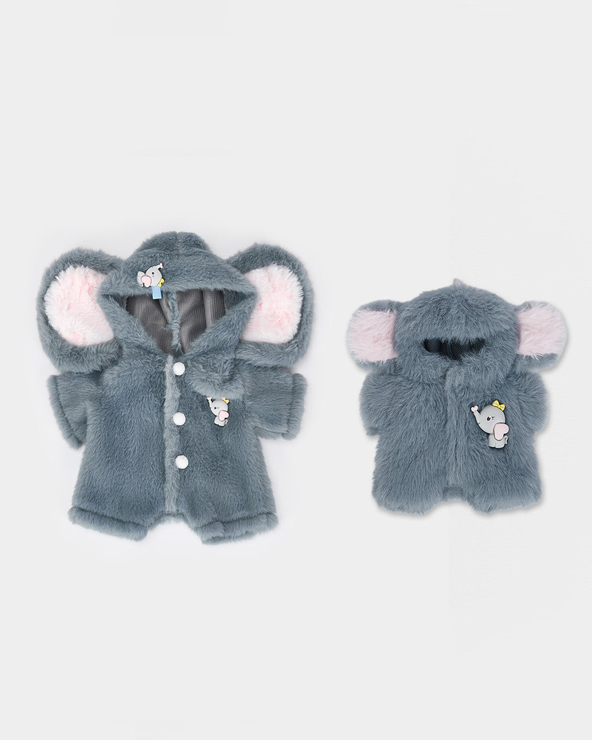 Navy Elephant Family Outfit Only - 12 Inches & 6 Inches
