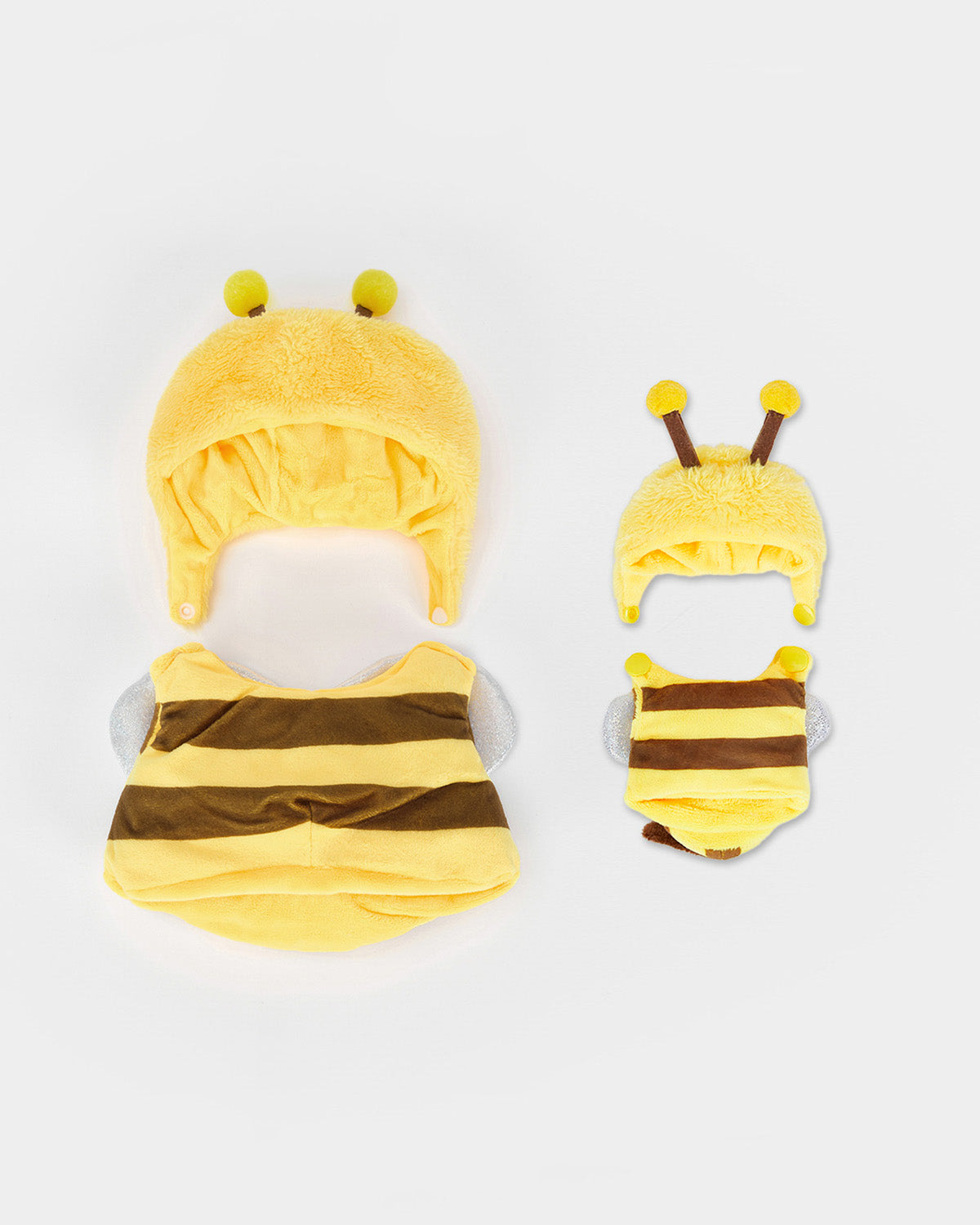 Yellow Bee Family Outfit Only - 12 Inches & 6 Inches