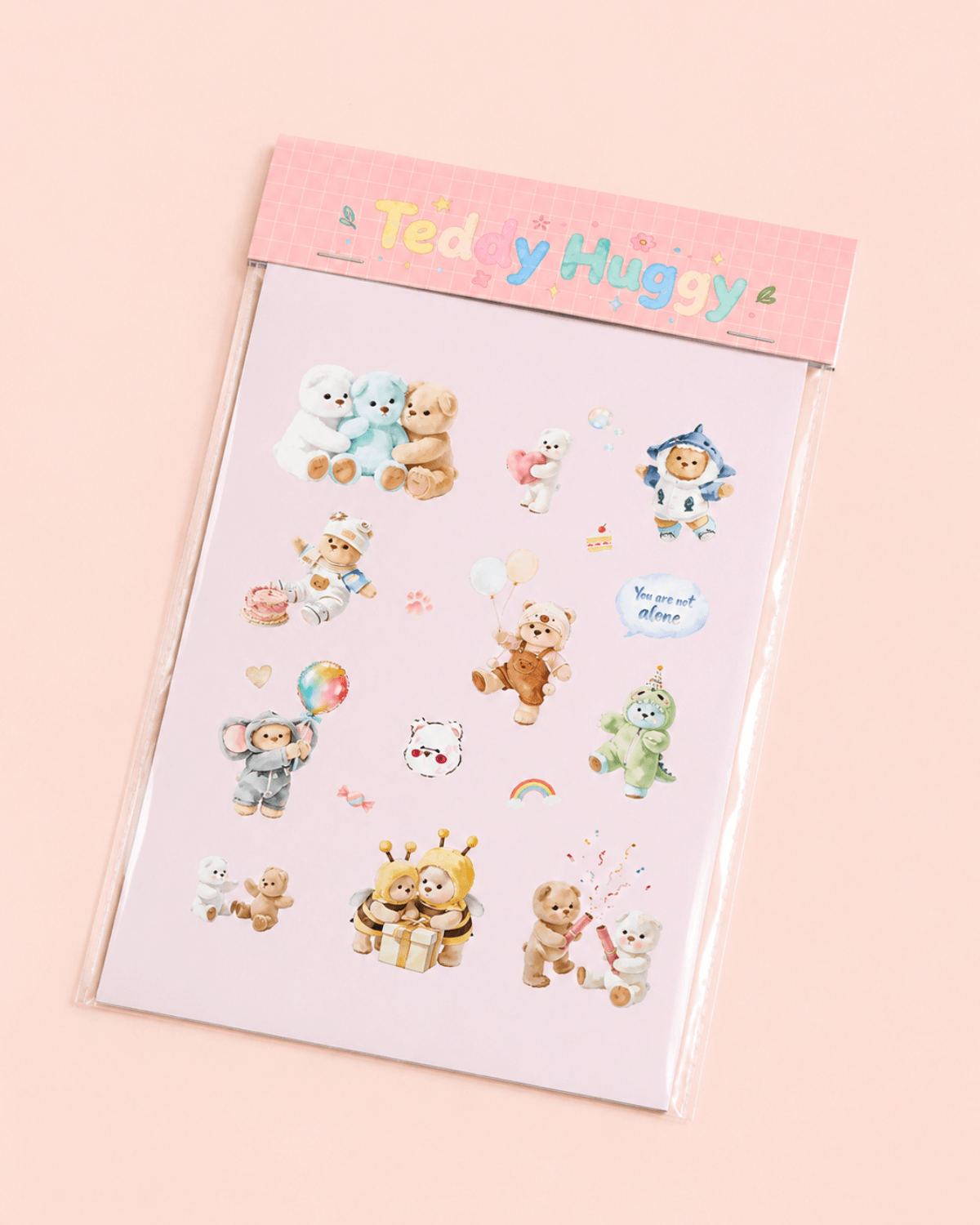 TeddyHuggy Bear Sticker