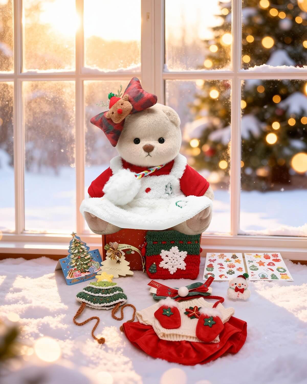 Christmas Deluxe Gift Box | 12-Inch Sweet Bear