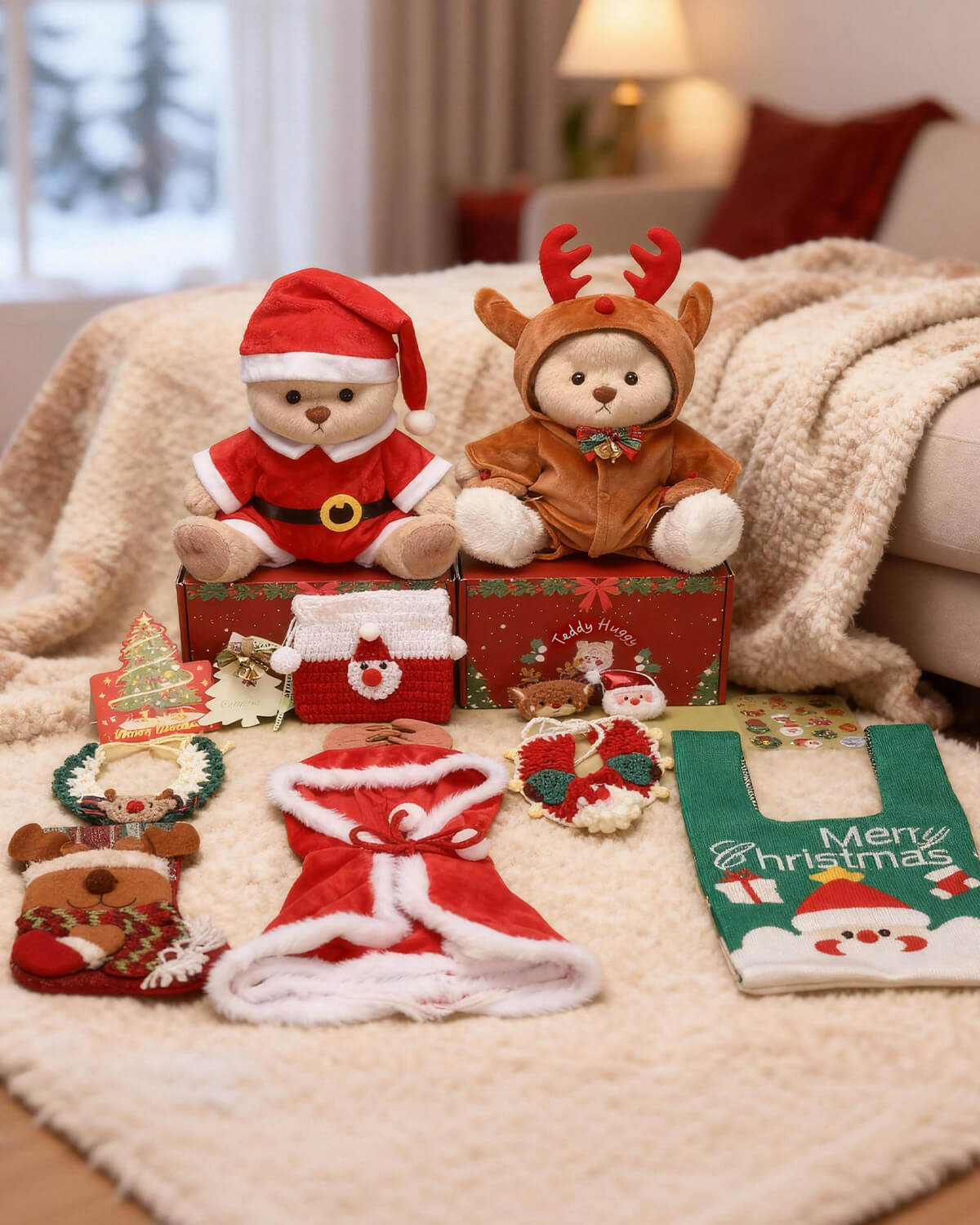 Christmas Premium Gift Box | Santa & His Reindeer