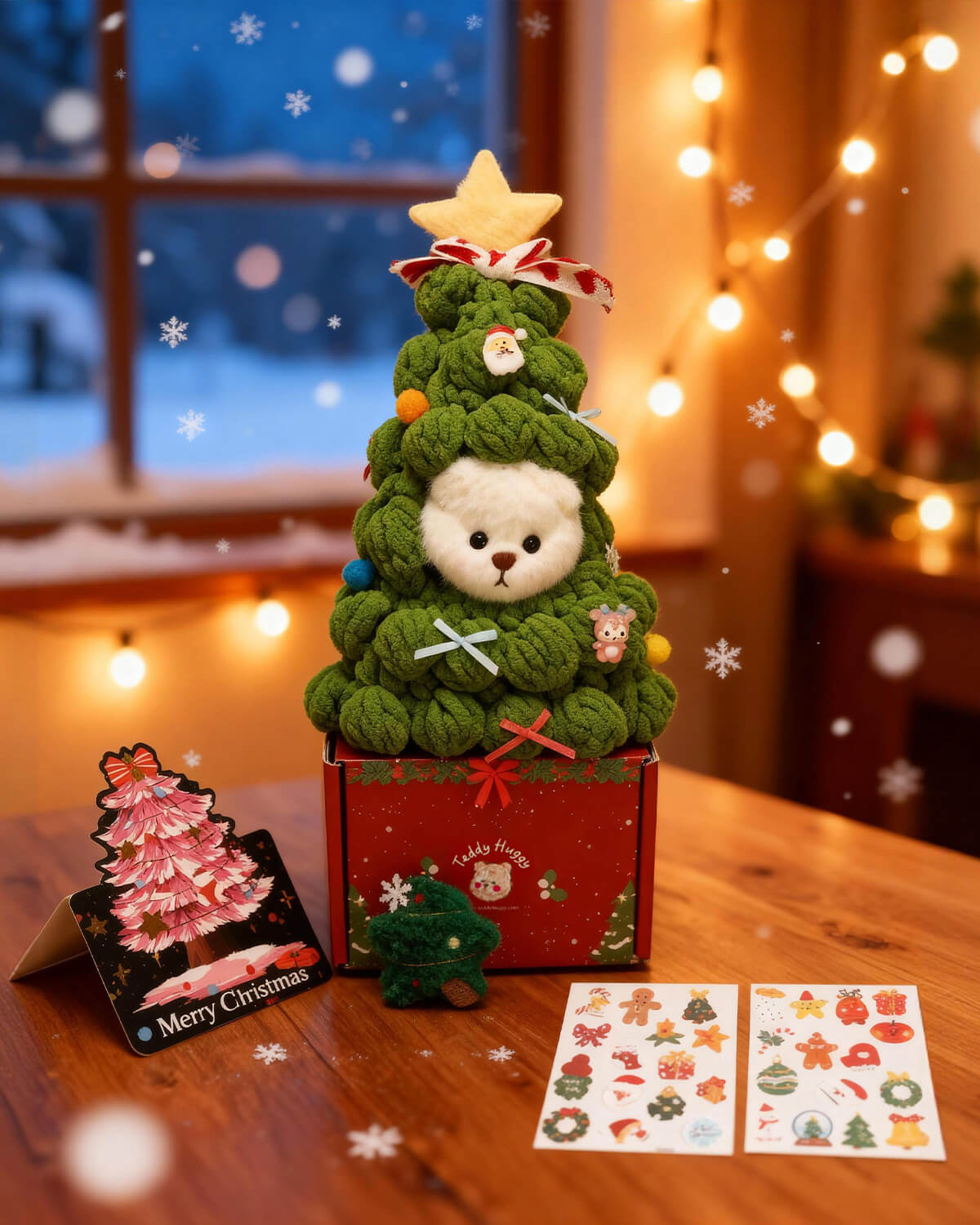 Christmas Gift Box | 6-Inch Christmas Tree Bear